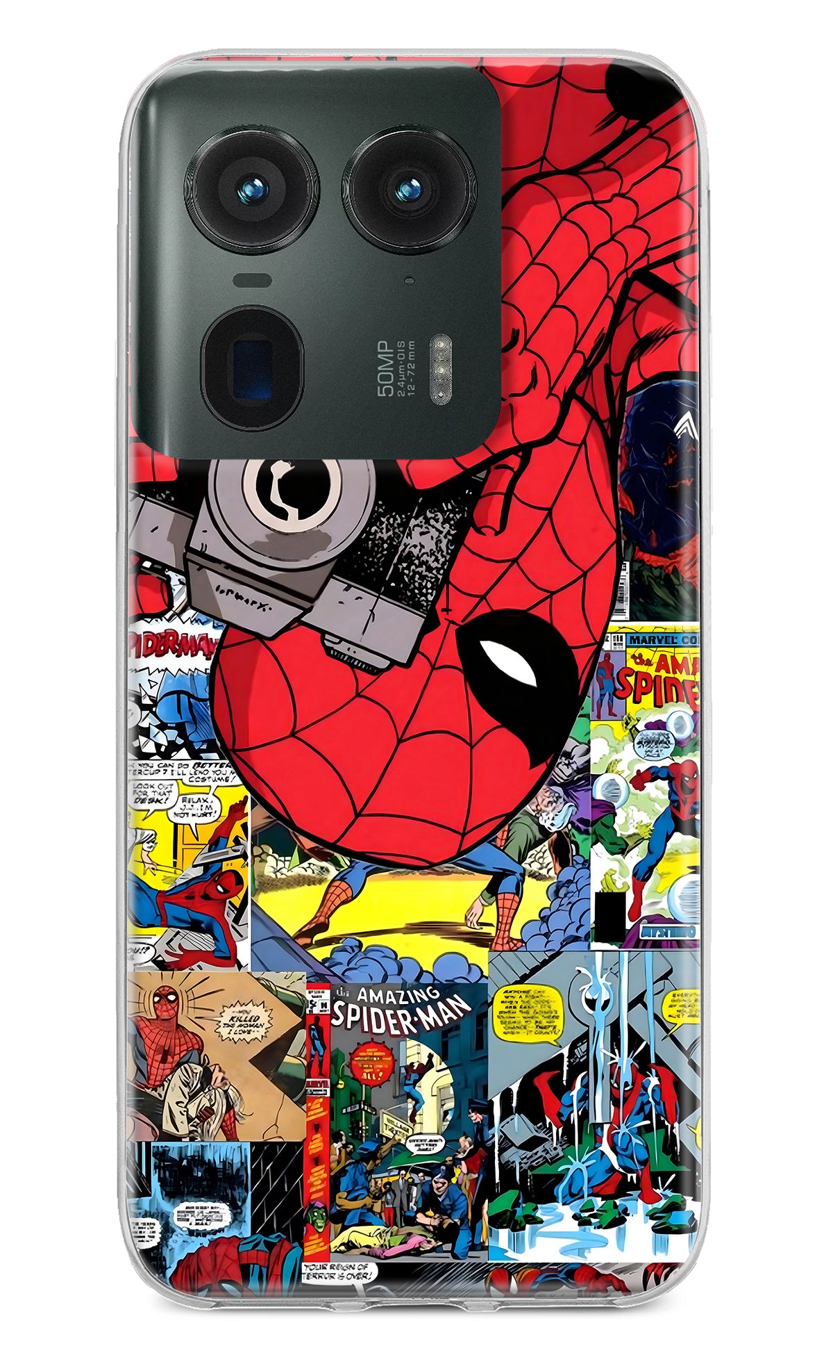 Spider Man Moto Edge 50 Ultra 5G Back Cover