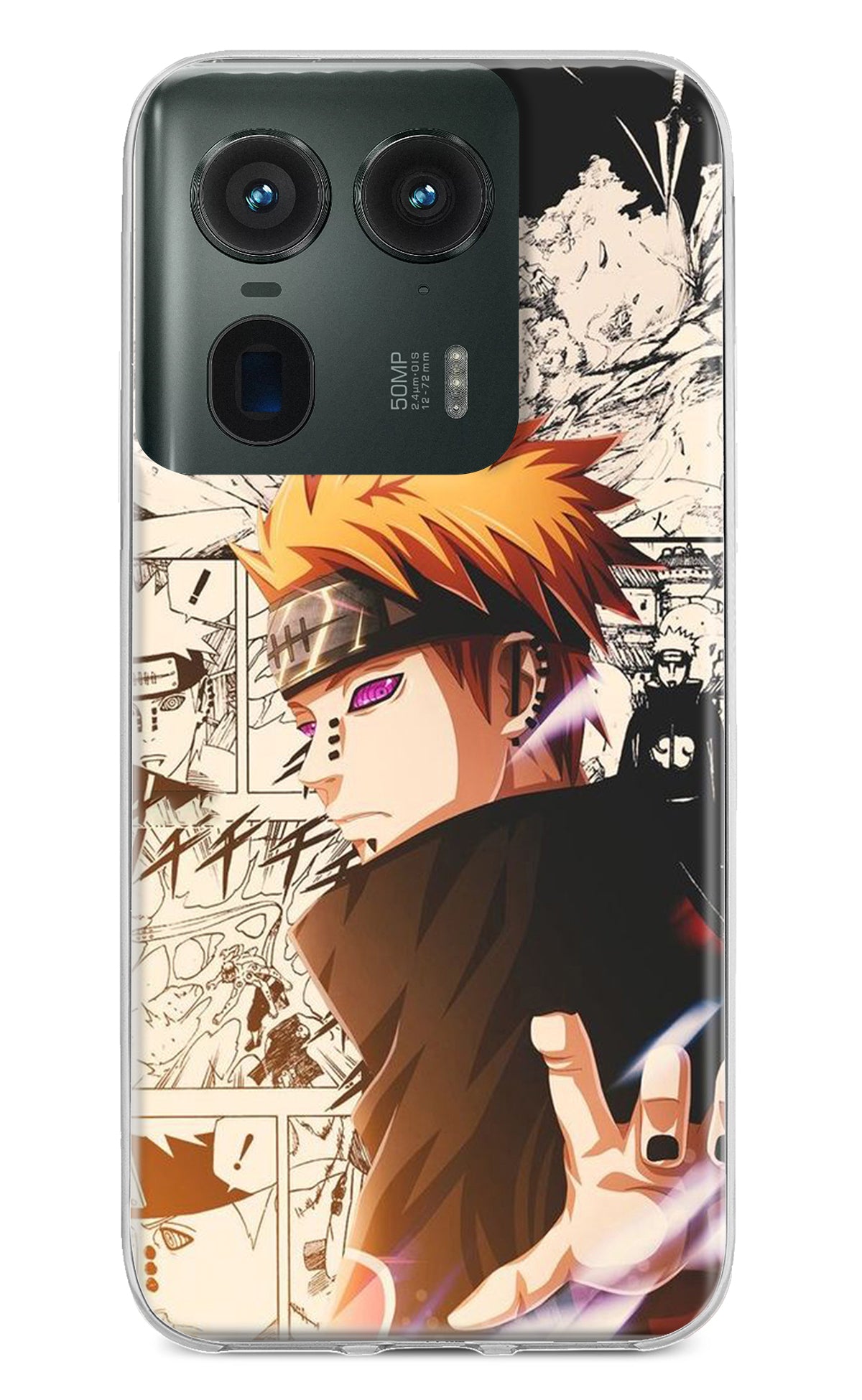 Pain Anime Moto Edge 50 Ultra 5G Back Cover