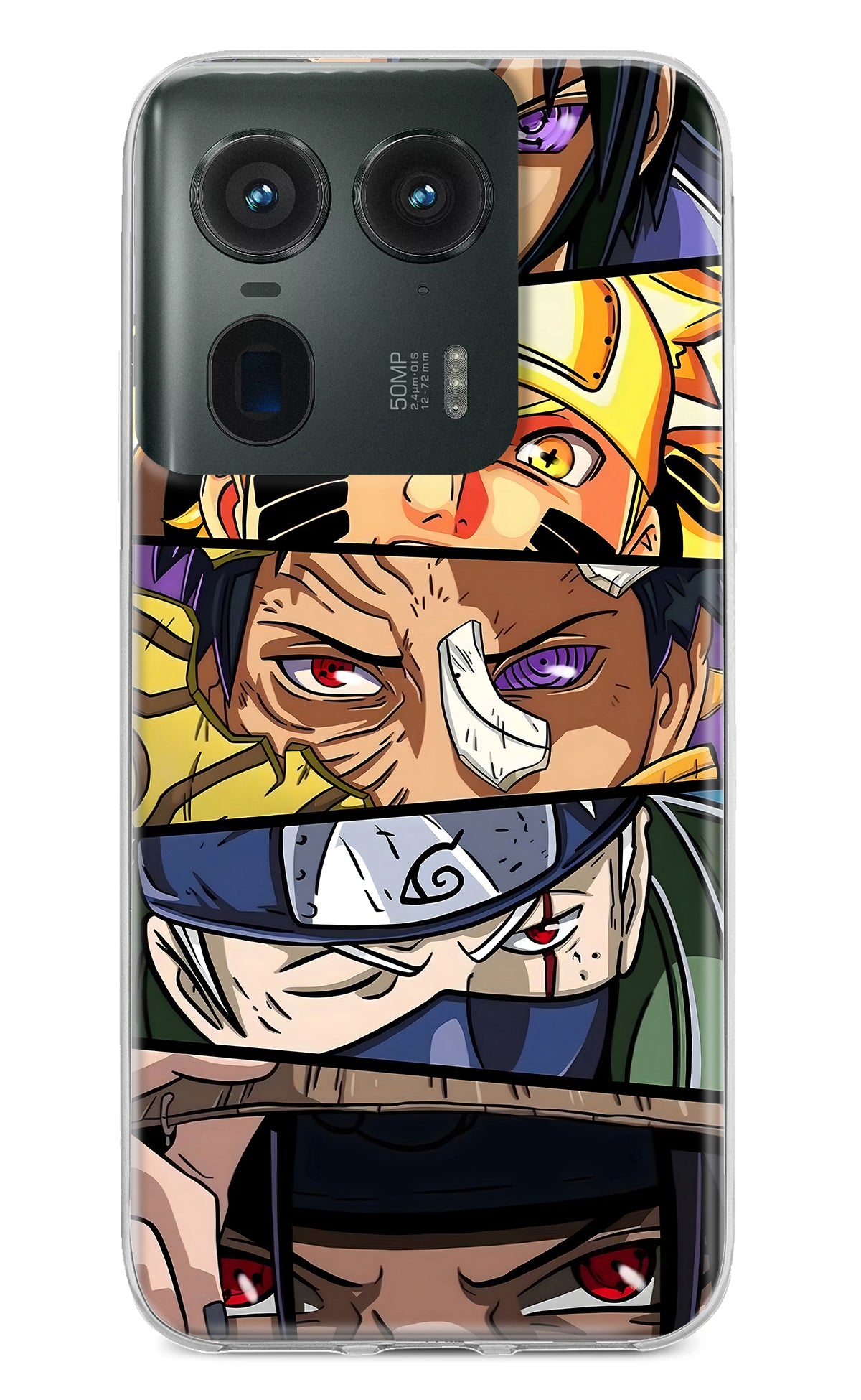 Naruto Character Moto Edge 50 Ultra 5G Back Cover