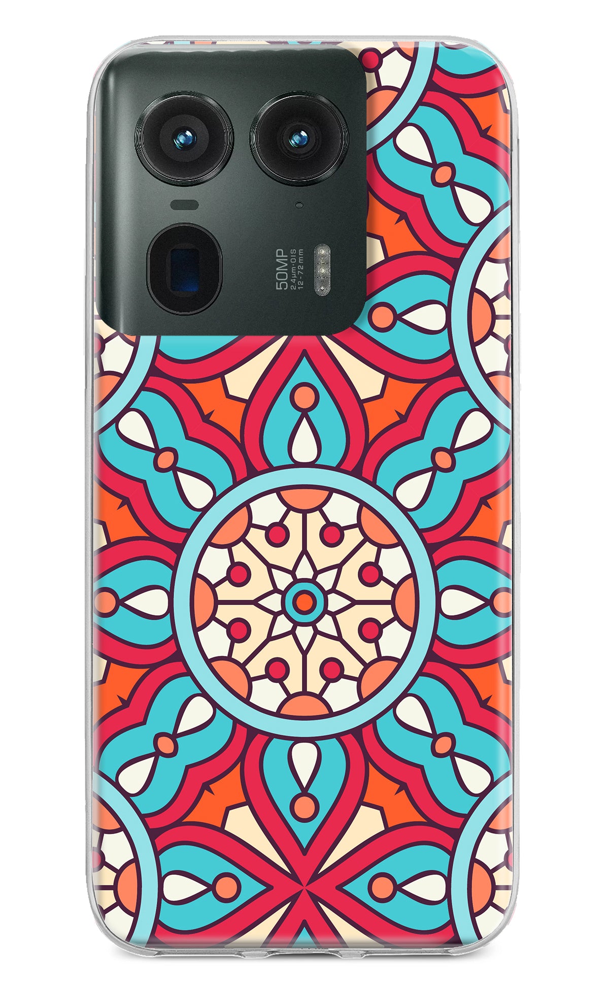 Mandala Geometric Moto Edge 50 Ultra 5G Back Cover