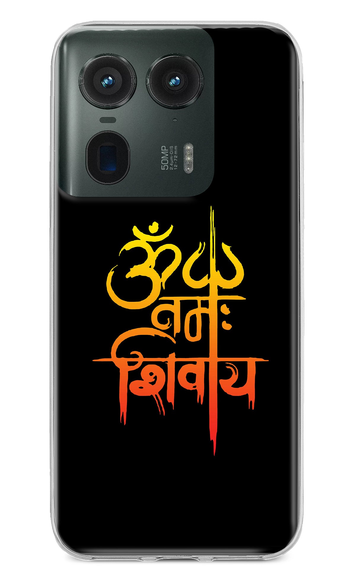 Om Namah Shivay Moto Edge 50 Ultra 5G Back Cover