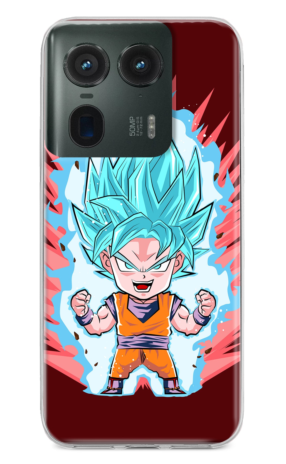 Goku Little Moto Edge 50 Ultra 5G Back Cover