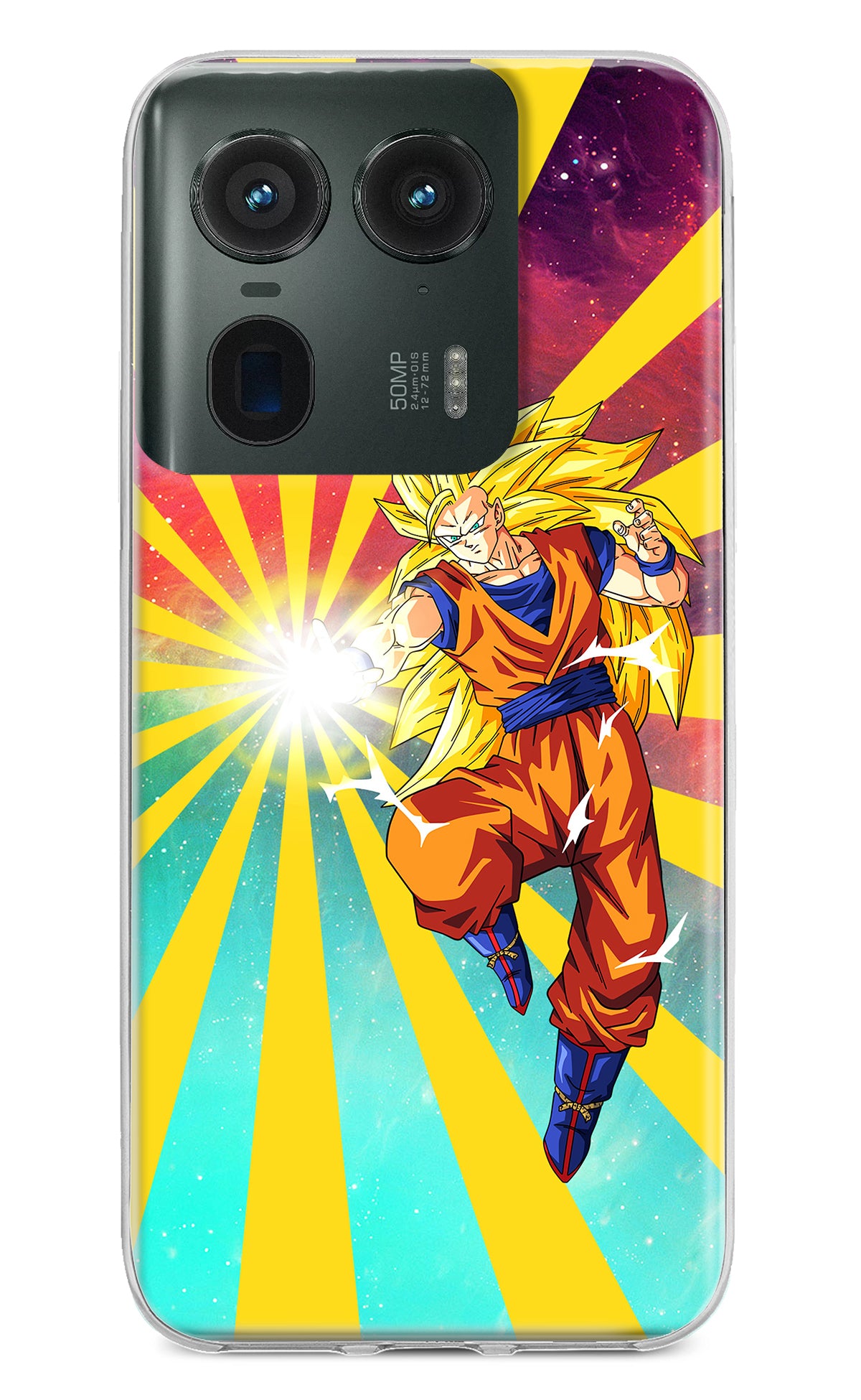 Goku Super Saiyan Moto Edge 50 Ultra 5G Back Cover