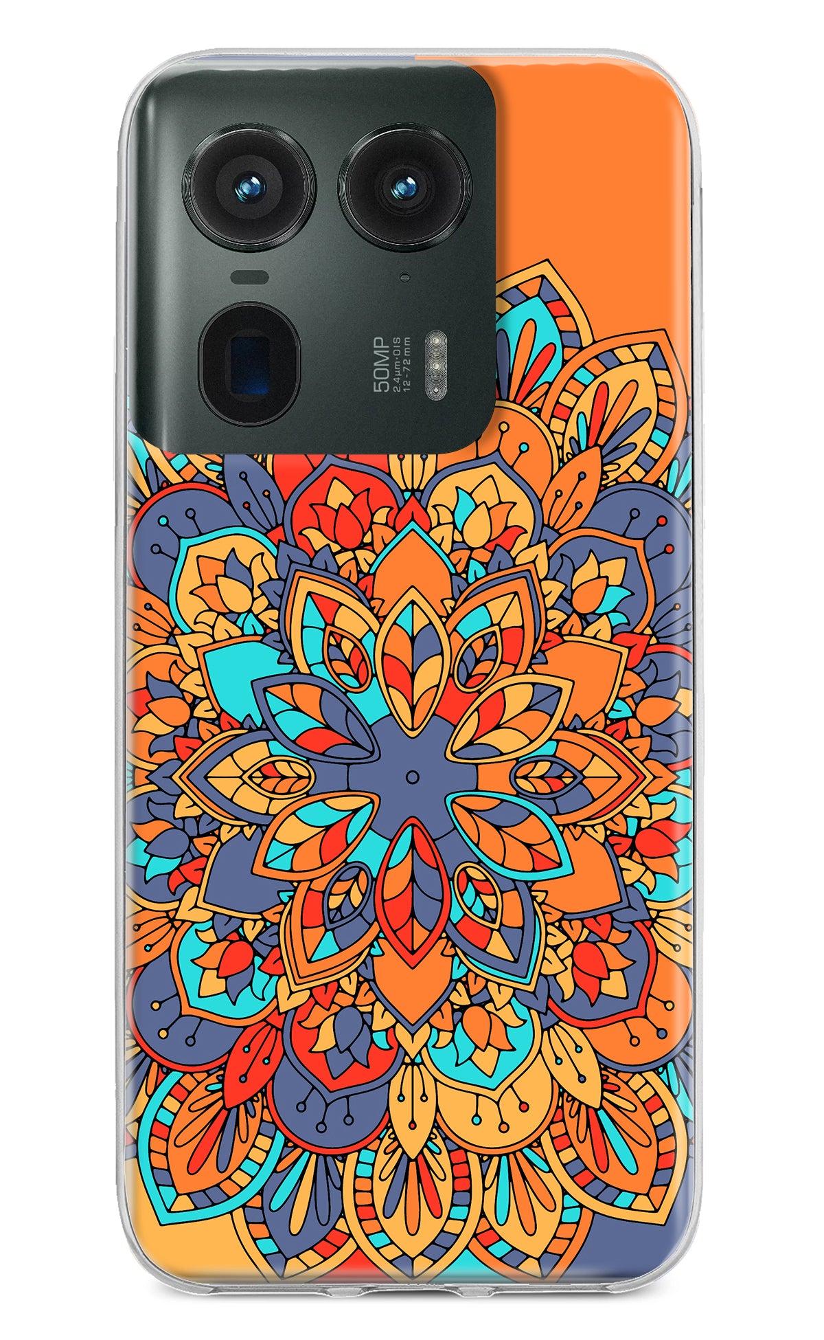 Color Mandala Moto Edge 50 Ultra 5G Back Cover