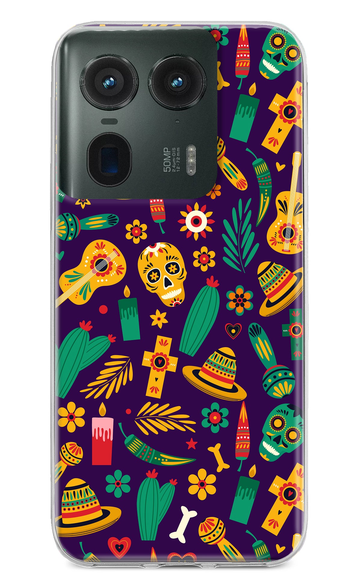 Mexican Artwork Moto Edge 50 Ultra 5G Back Cover