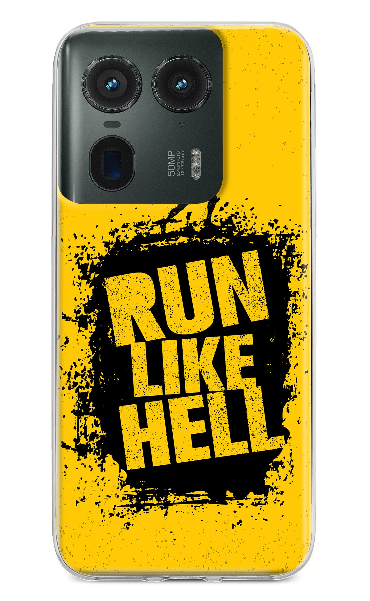 Run Like Hell Moto Edge 50 Ultra 5G Back Cover