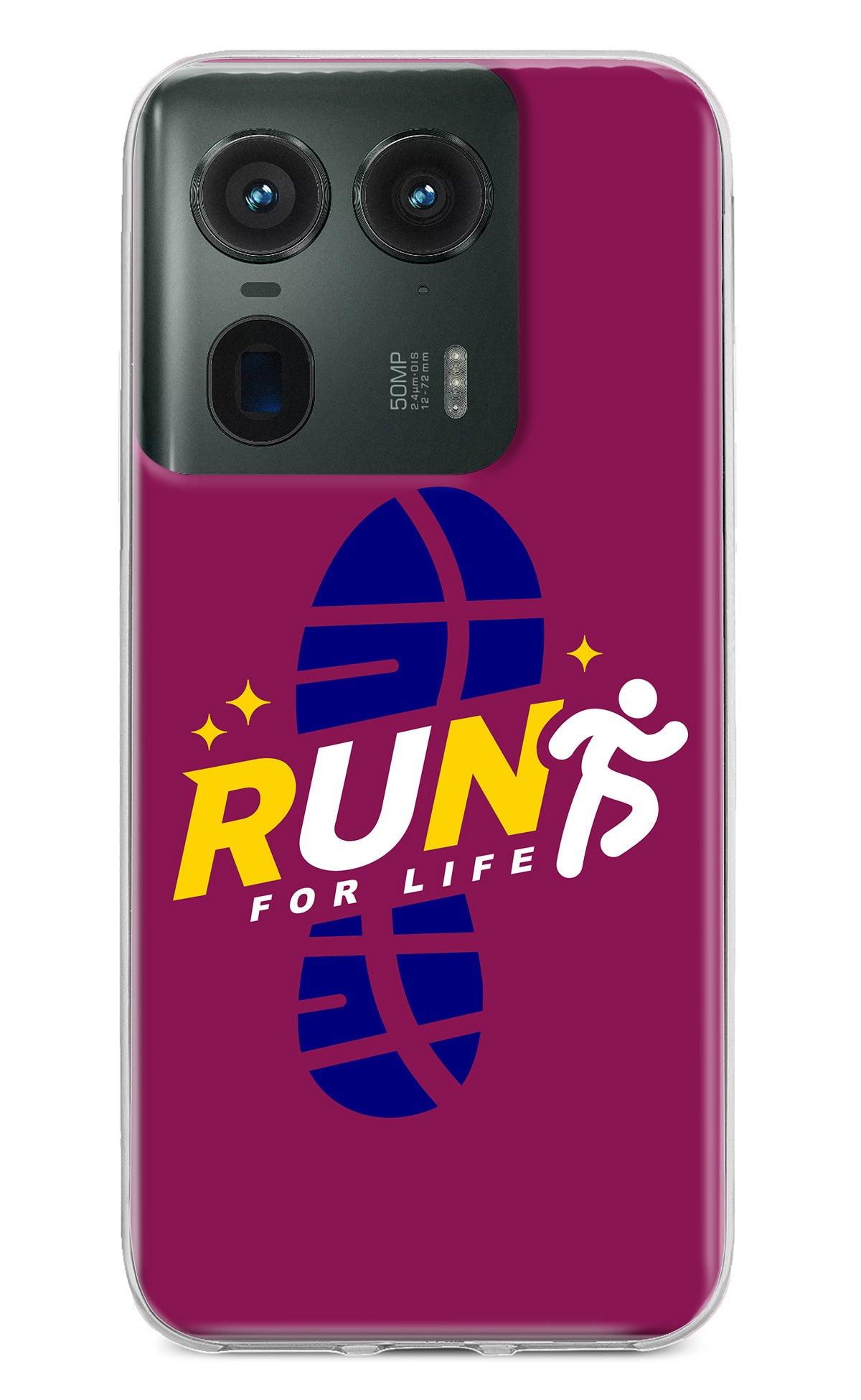 Run for Life Moto Edge 50 Ultra 5G Back Cover