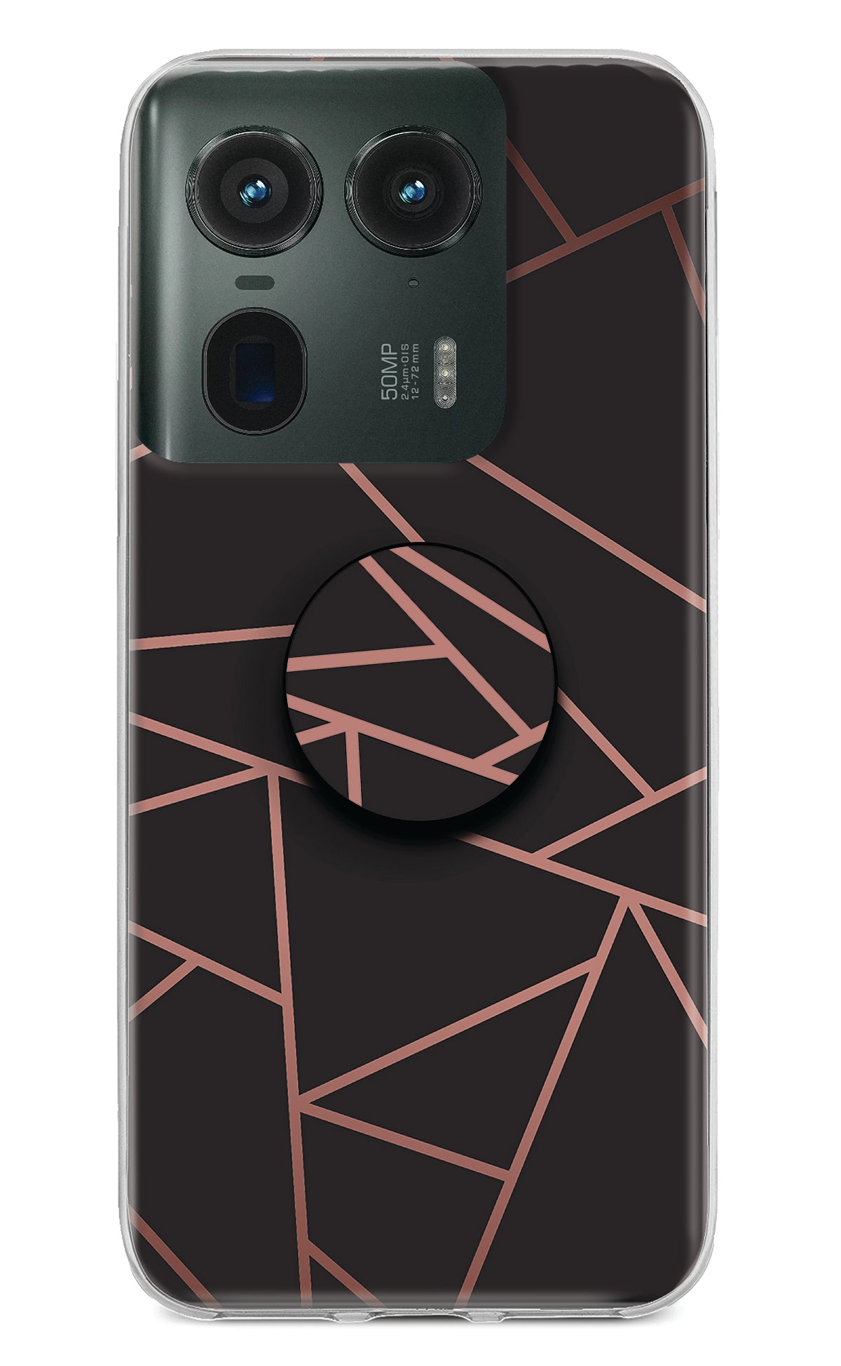 Geometric Pattern Moto Edge 50 Ultra 5G Pop Case