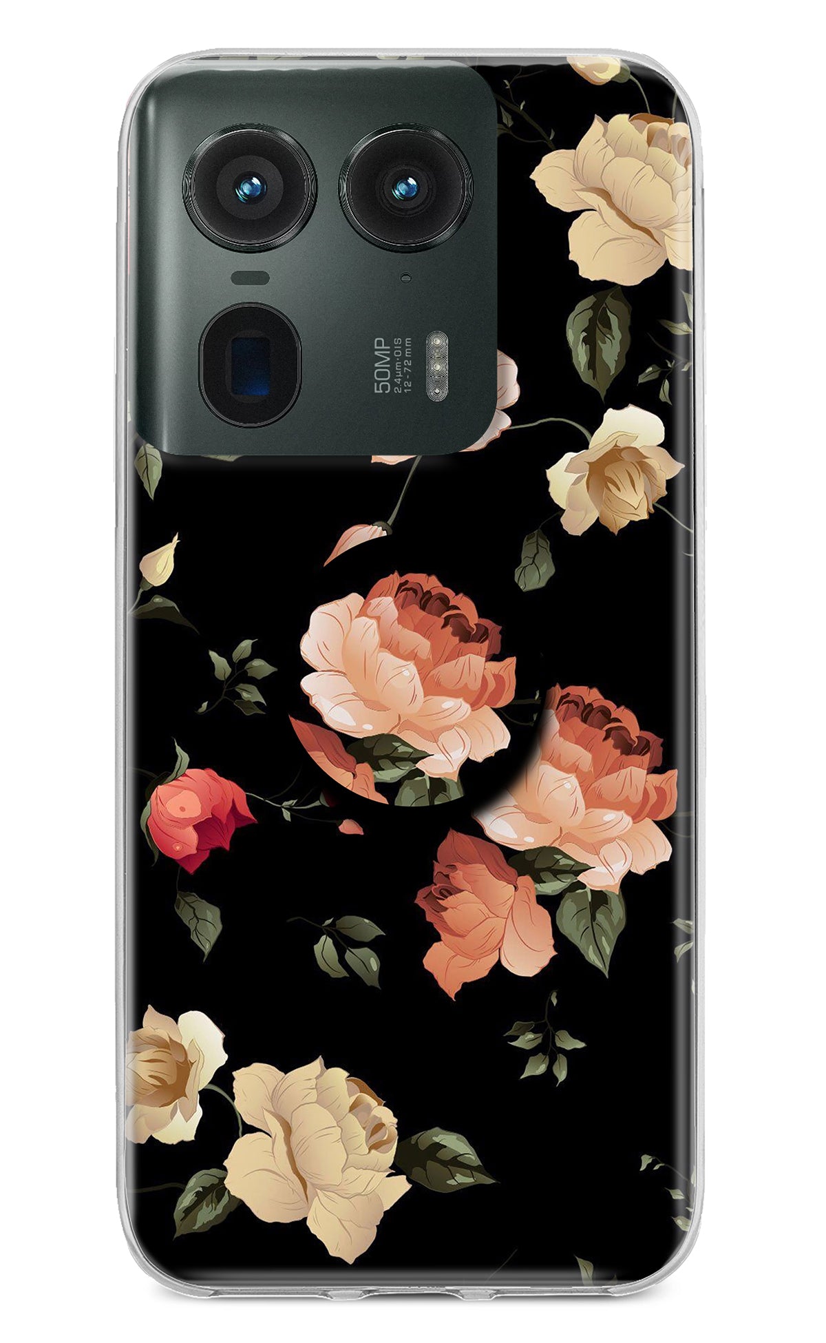 Flowers Moto Edge 50 Ultra 5G Pop Case