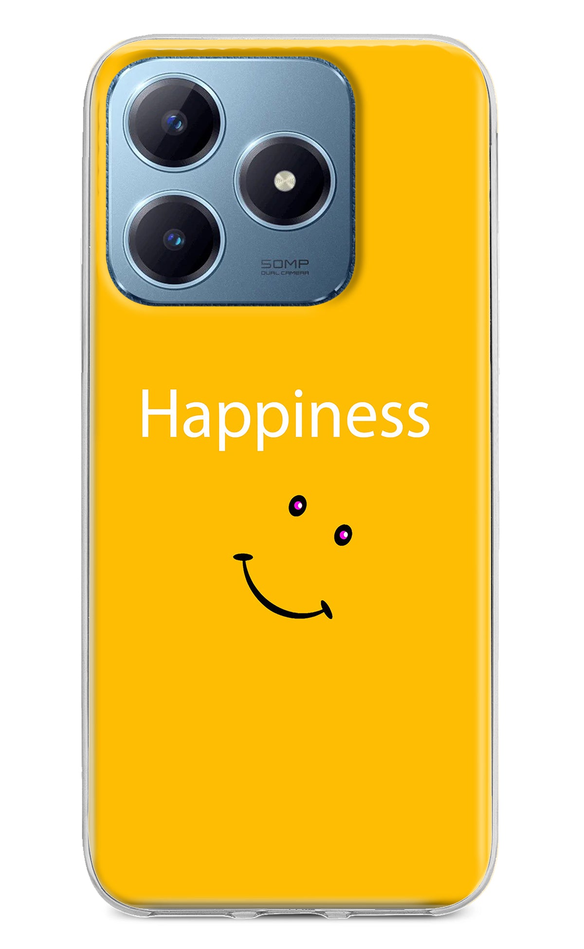 Happiness With Smiley Realme Narzo N63 Back Cover