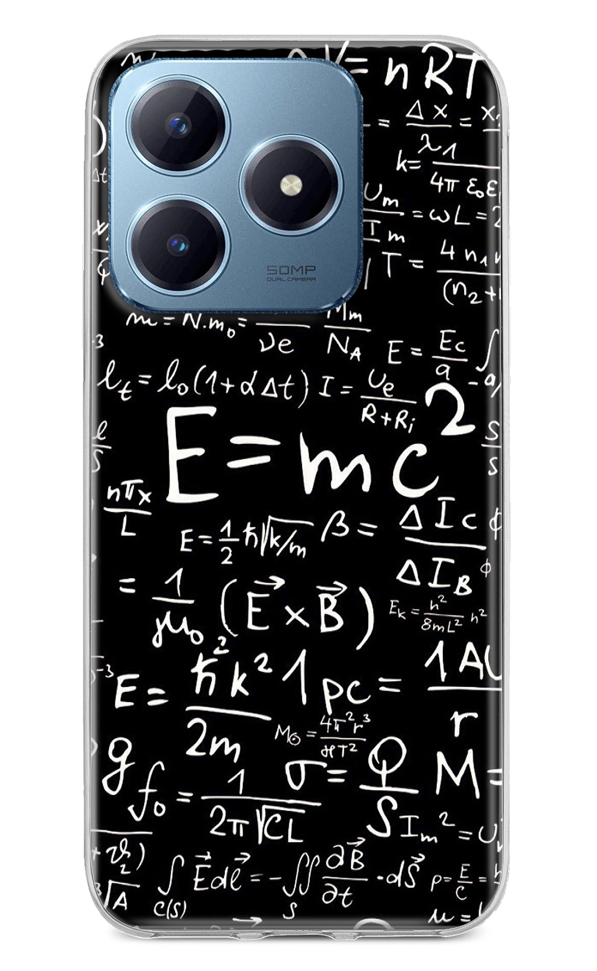 Physics Formula Realme Narzo N63 Back Cover