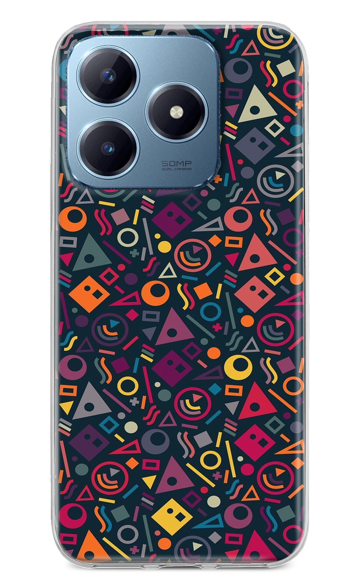 Geometric Abstract Realme Narzo N63 Back Cover