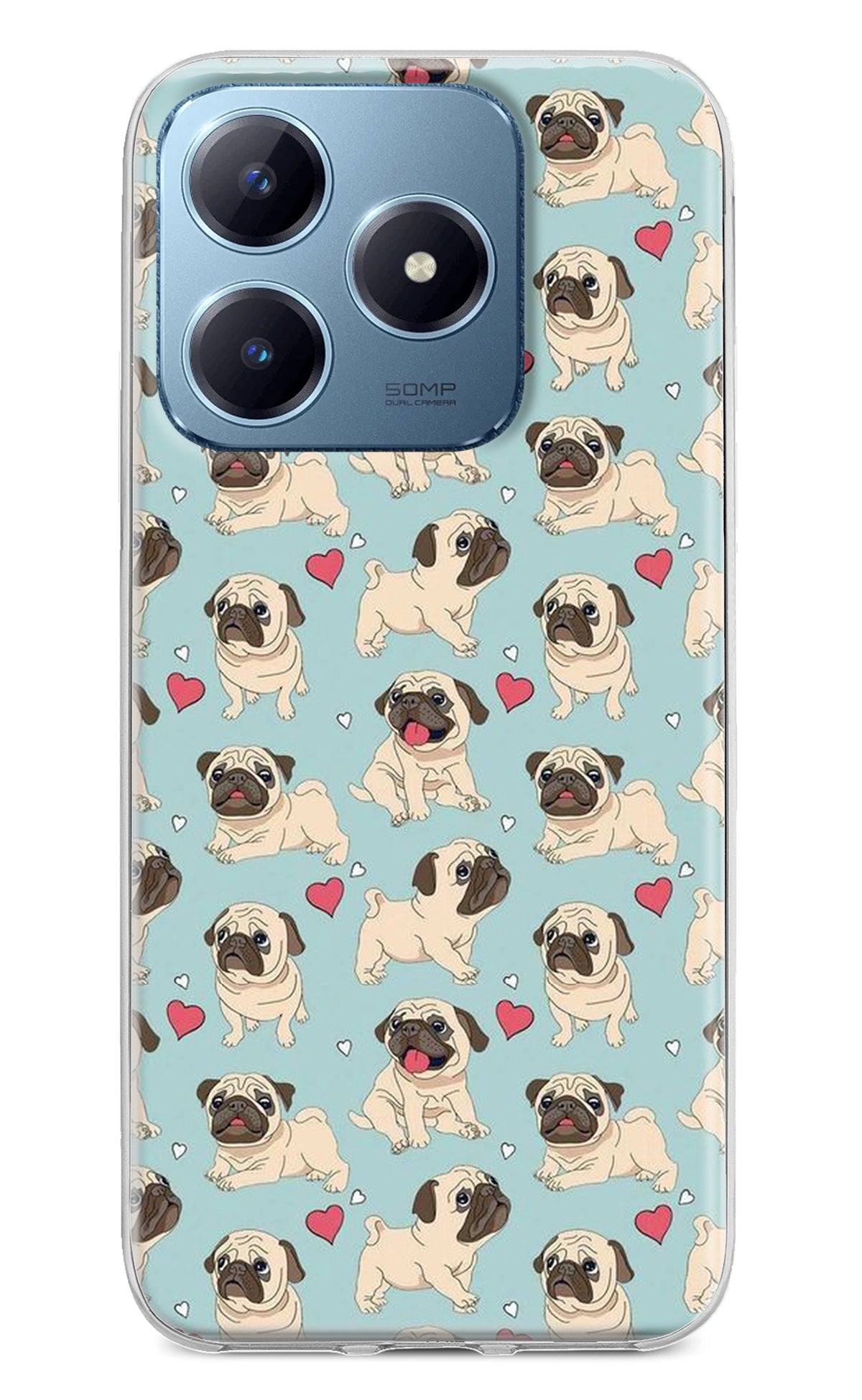 Pug Dog Realme Narzo N63 Back Cover