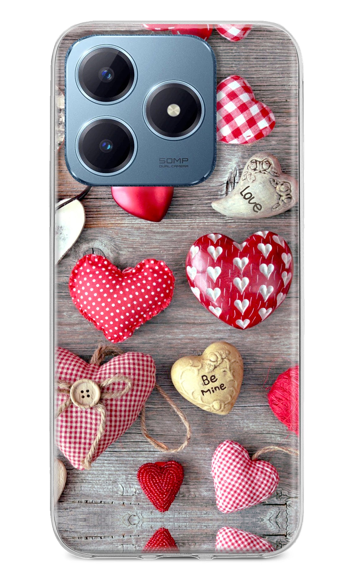 Love Wallpaper Realme Narzo N63 Back Cover