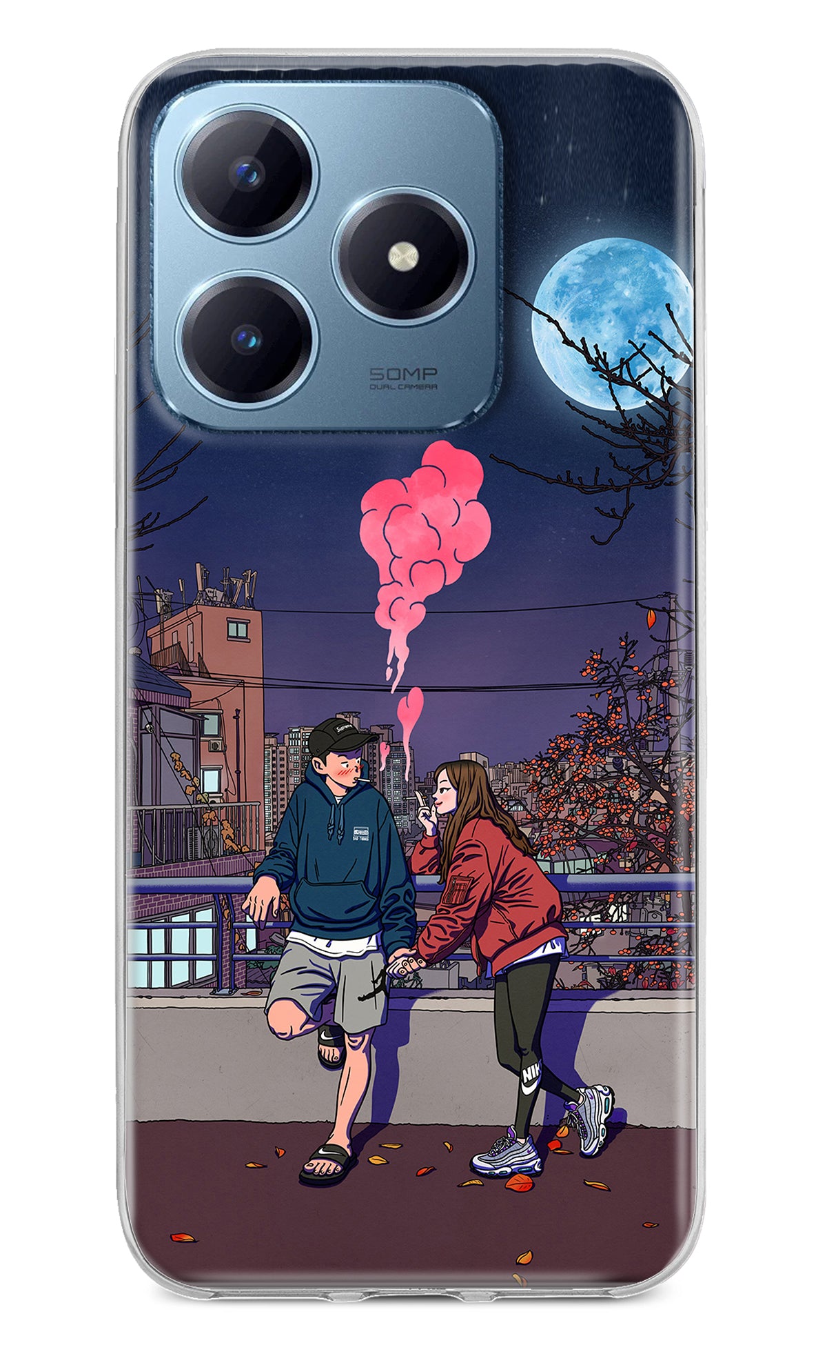 Chilling Couple Realme Narzo N63 Back Cover