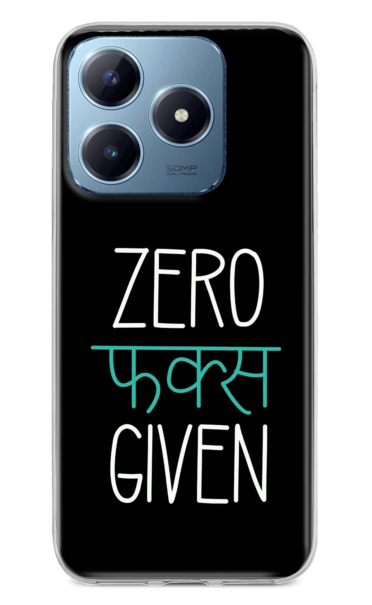 Zero Fucks Given Realme Narzo N63 Back Cover