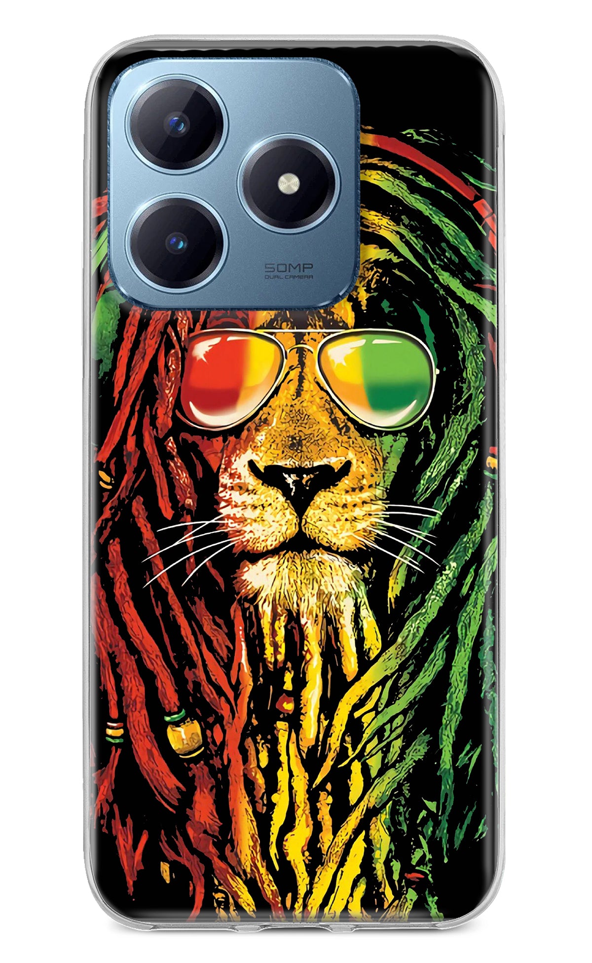 Rasta Lion Realme Narzo N63 Back Cover