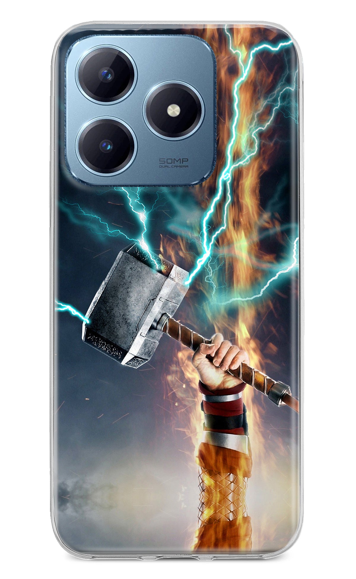 Thor Hammer Mjolnir Realme Narzo N63 Back Cover