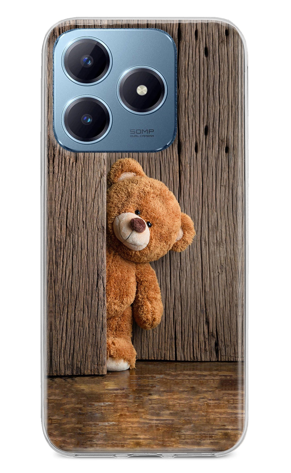 Teddy Wooden Realme Narzo N63 Back Cover