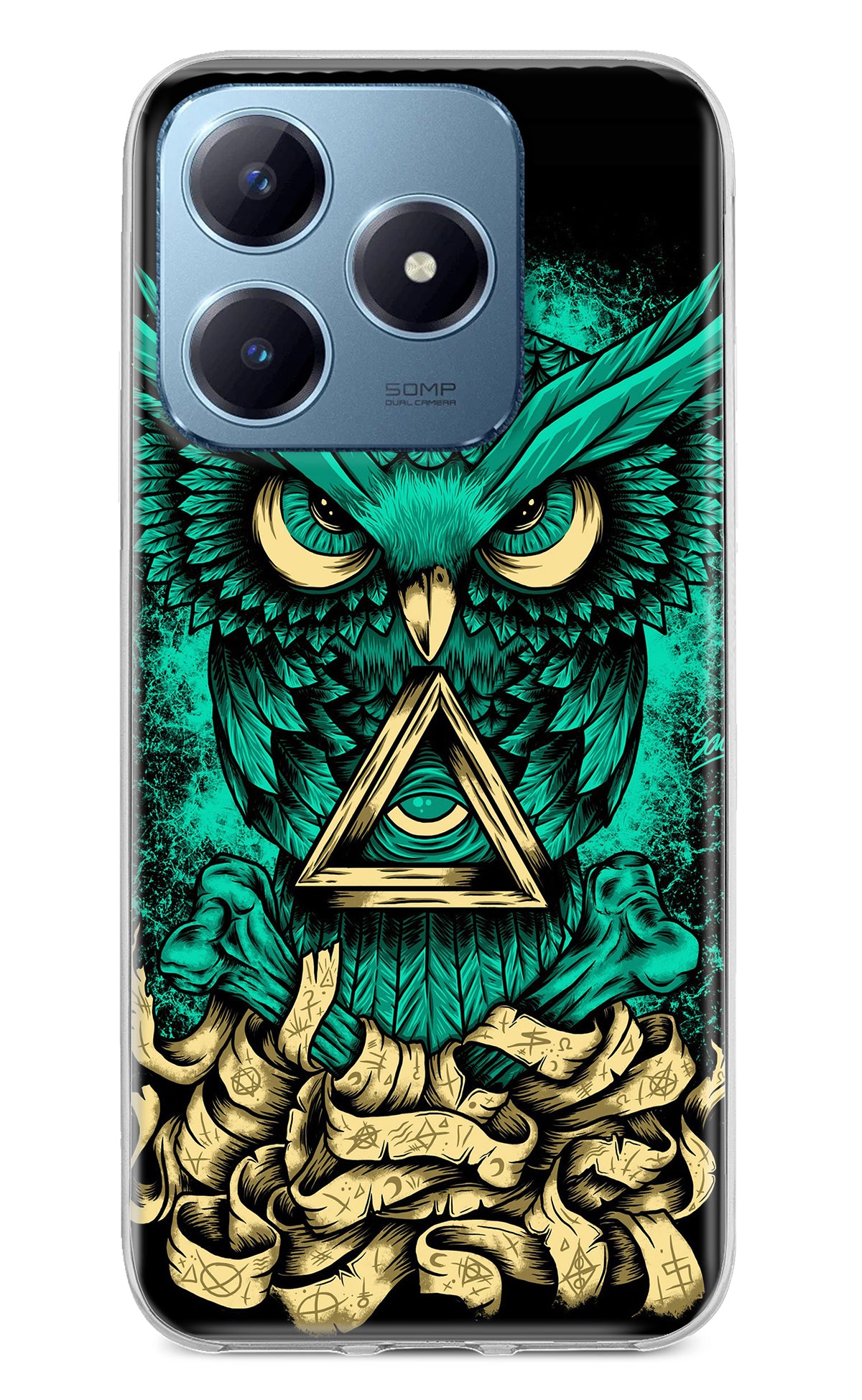 Green Owl Realme Narzo N63 Back Cover