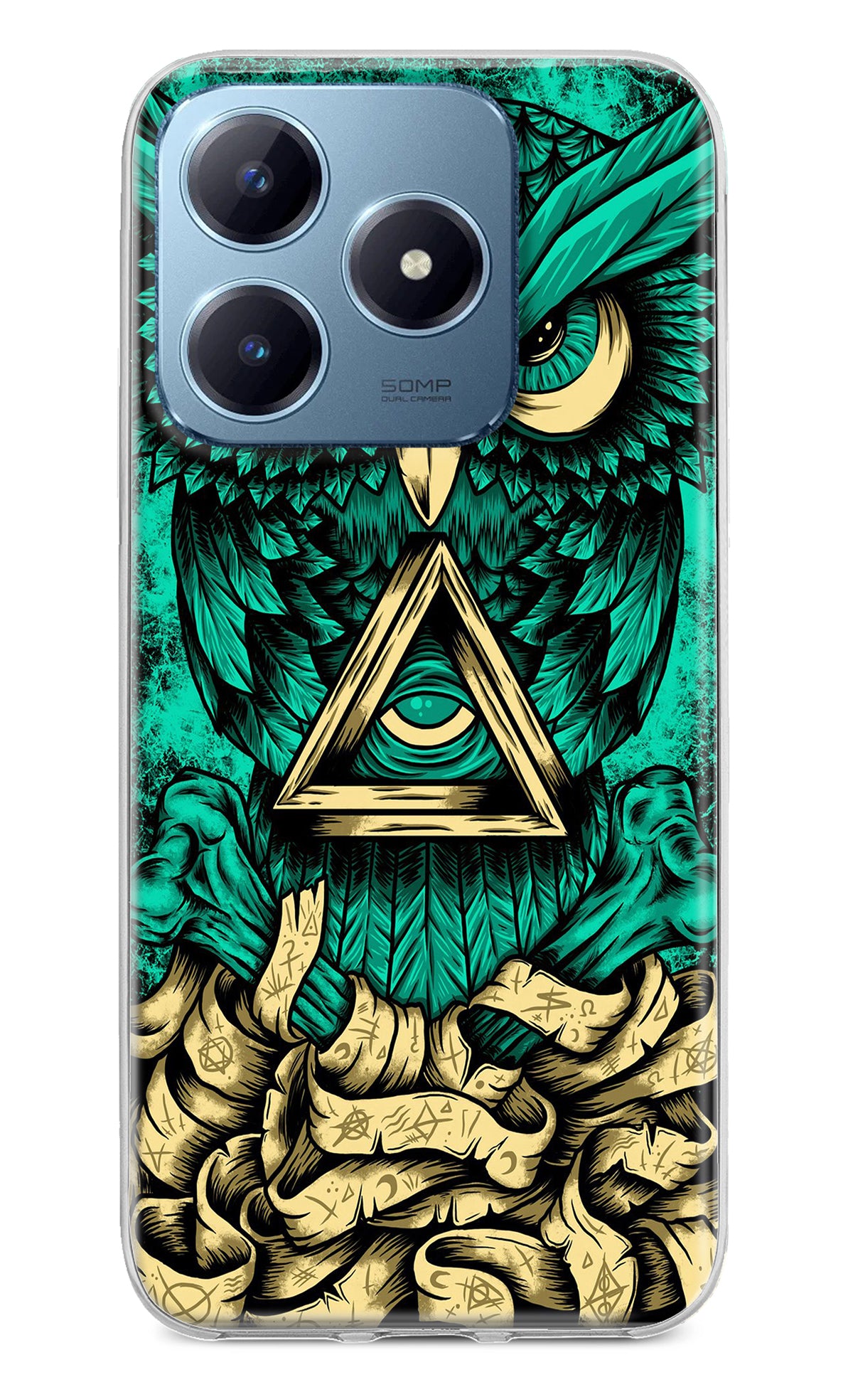 Green Owl Realme Narzo N63 Back Cover