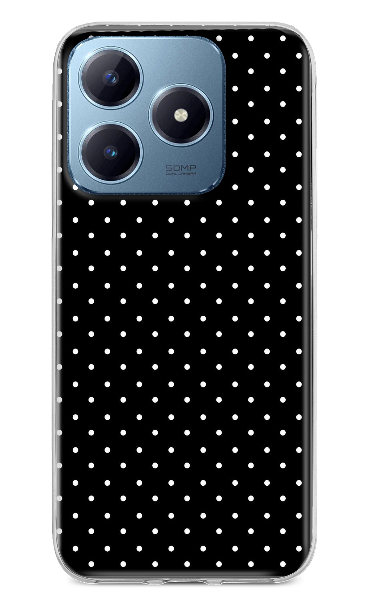 White Dots Realme Narzo N63 Back Cover