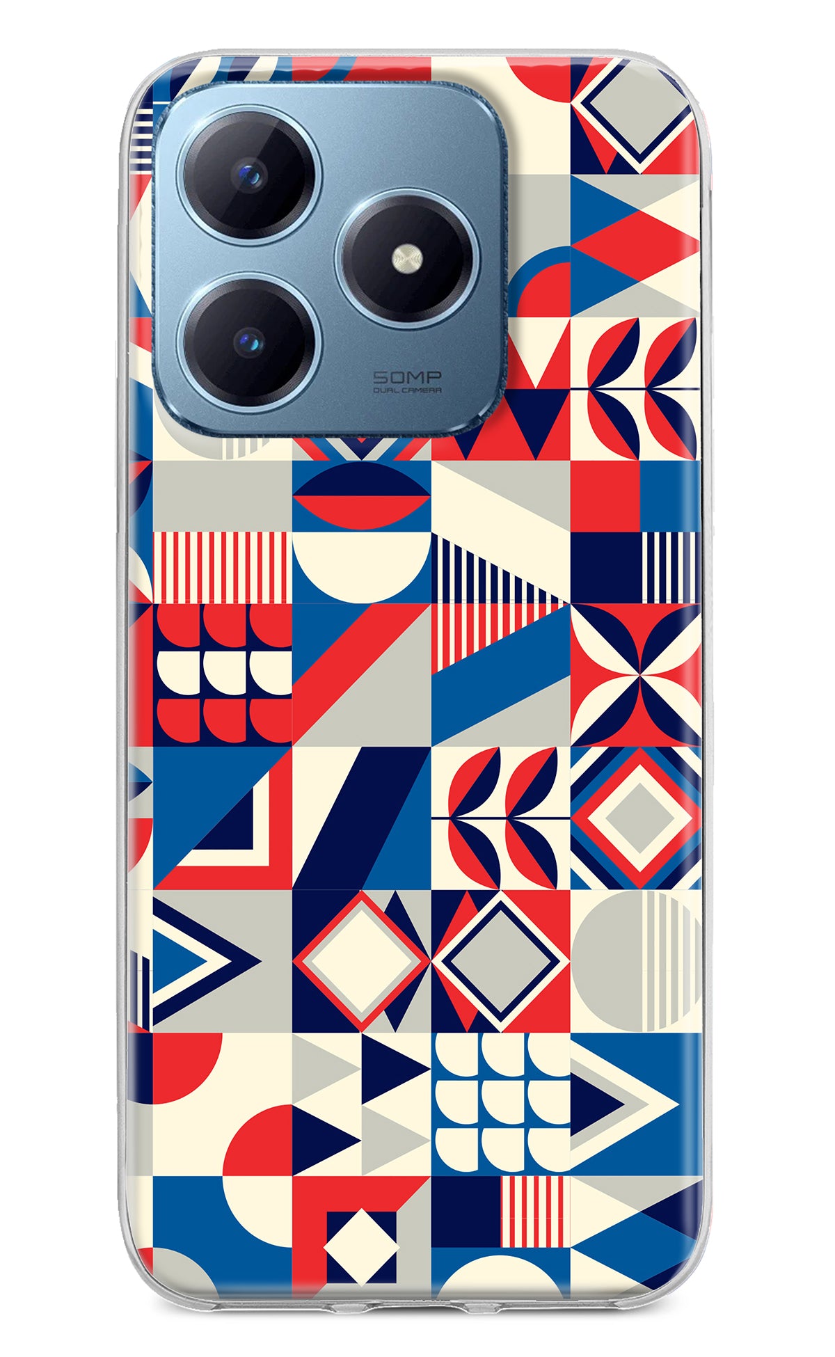 Colorful Pattern Realme Narzo N63 Back Cover