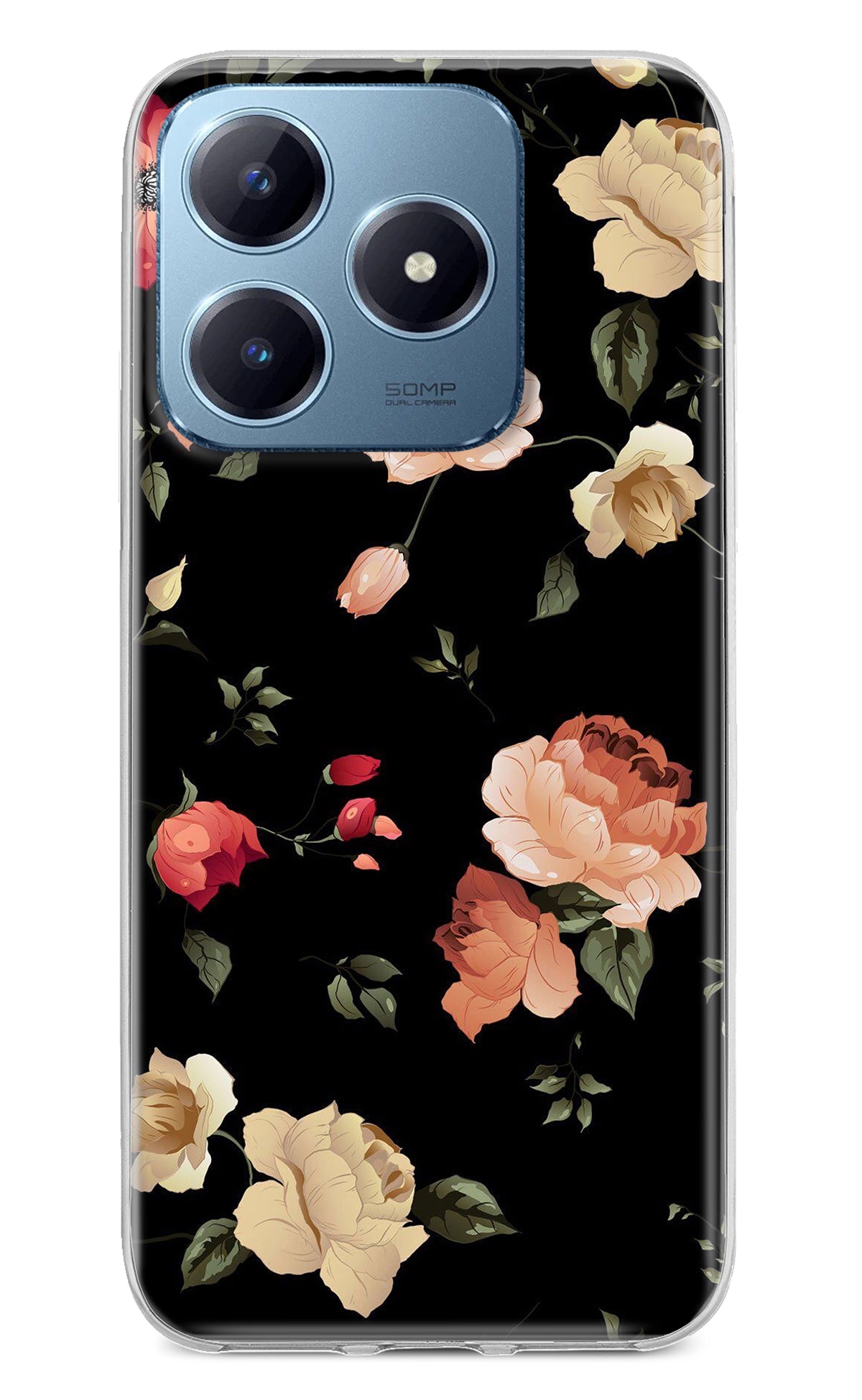 Flowers Realme Narzo N63 Back Cover