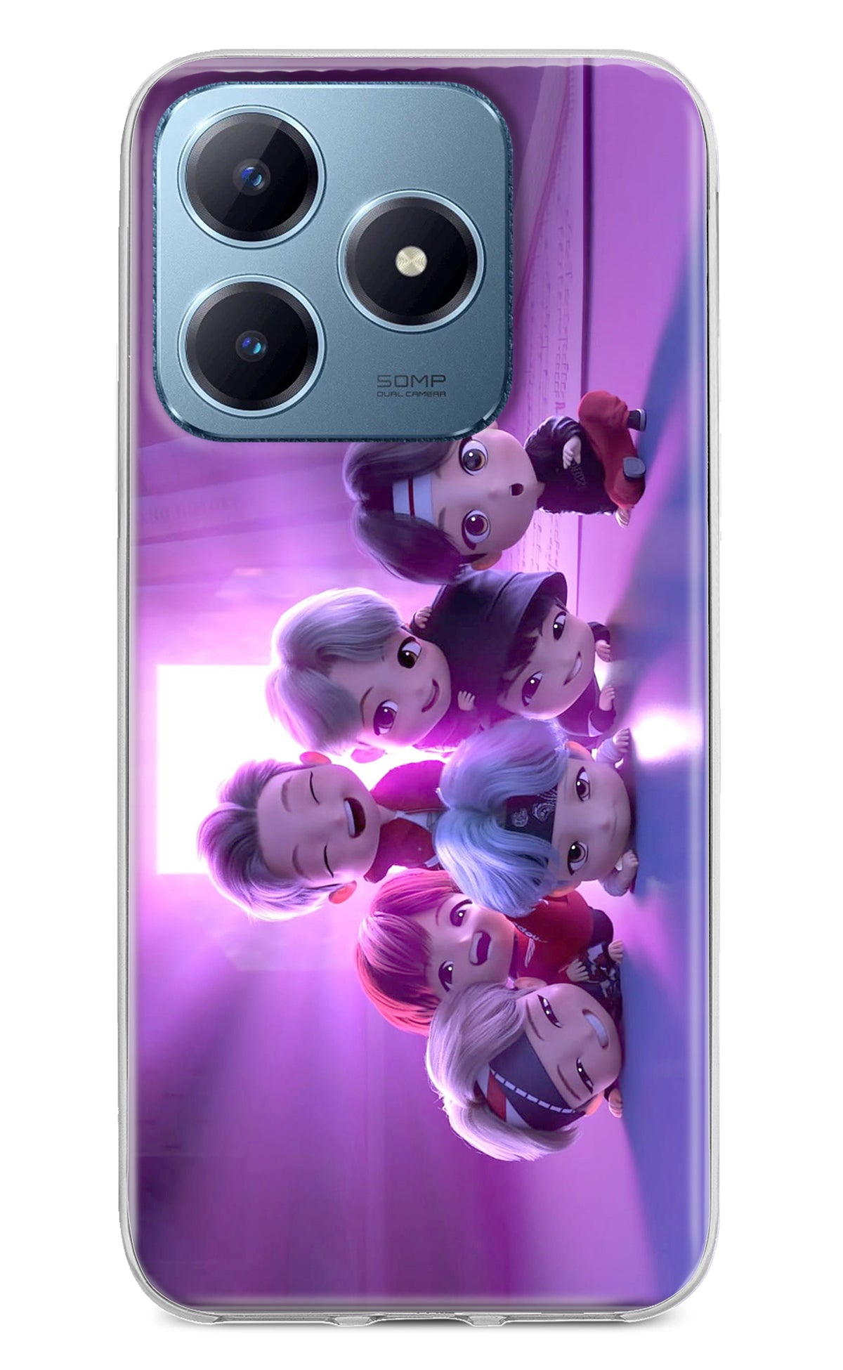 BTS Chibi Realme Narzo N63 Back Cover