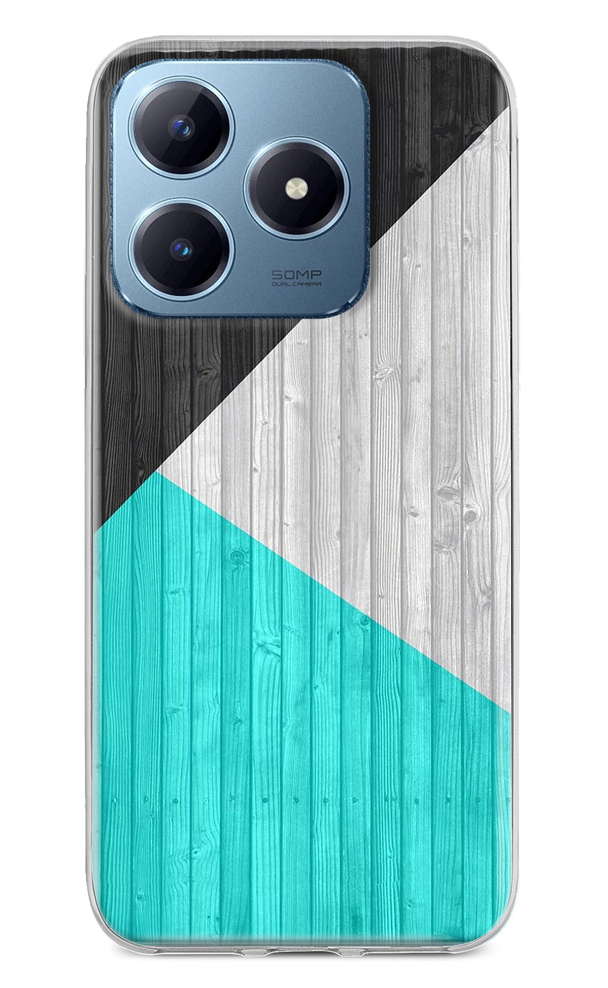 Wooden Abstract Realme Narzo N63 Back Cover