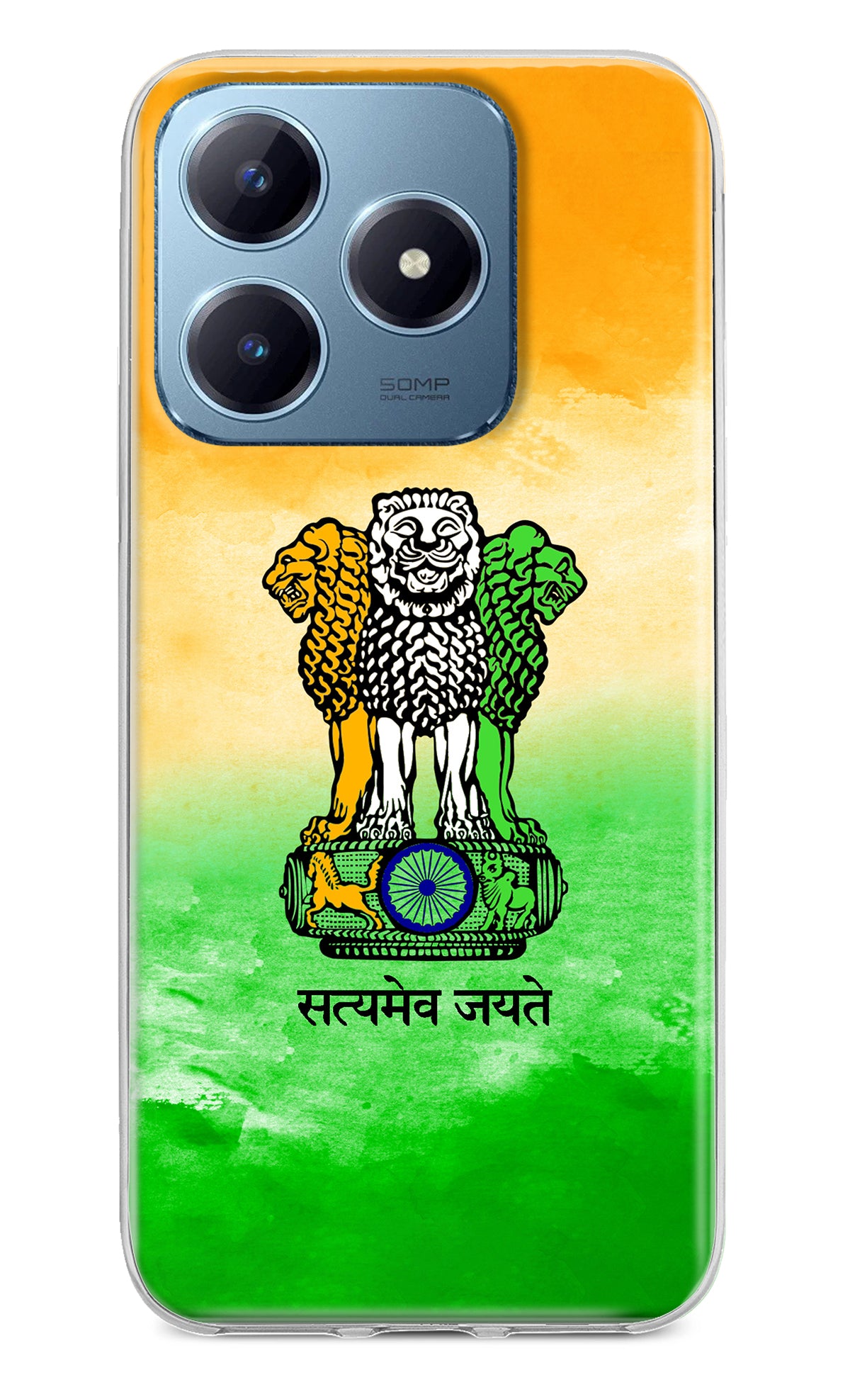 Satyamev Jayate Flag Realme Narzo N63 Back Cover