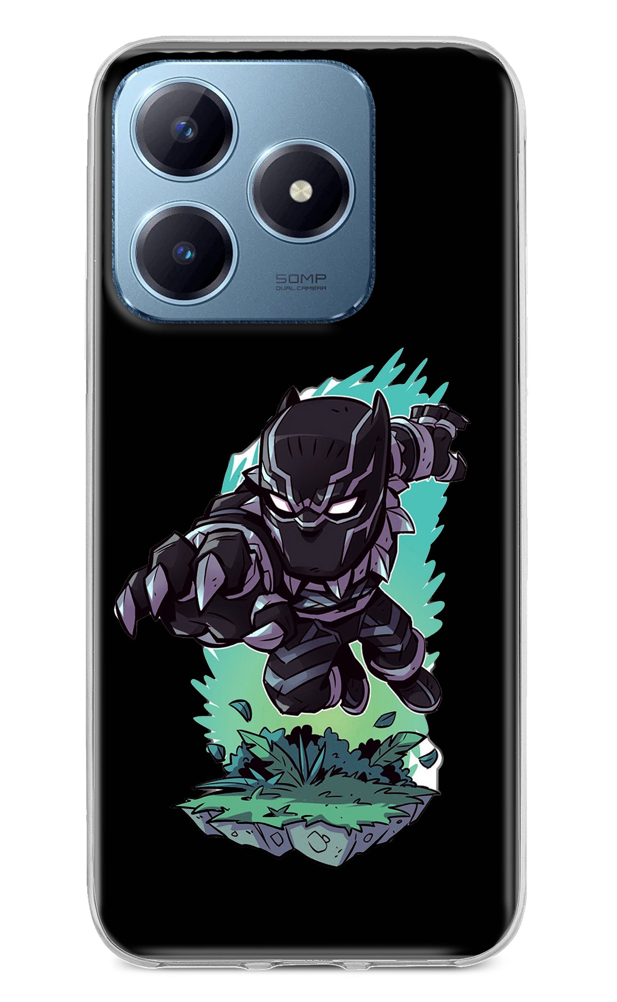 Black Panther Realme Narzo N63 Back Cover