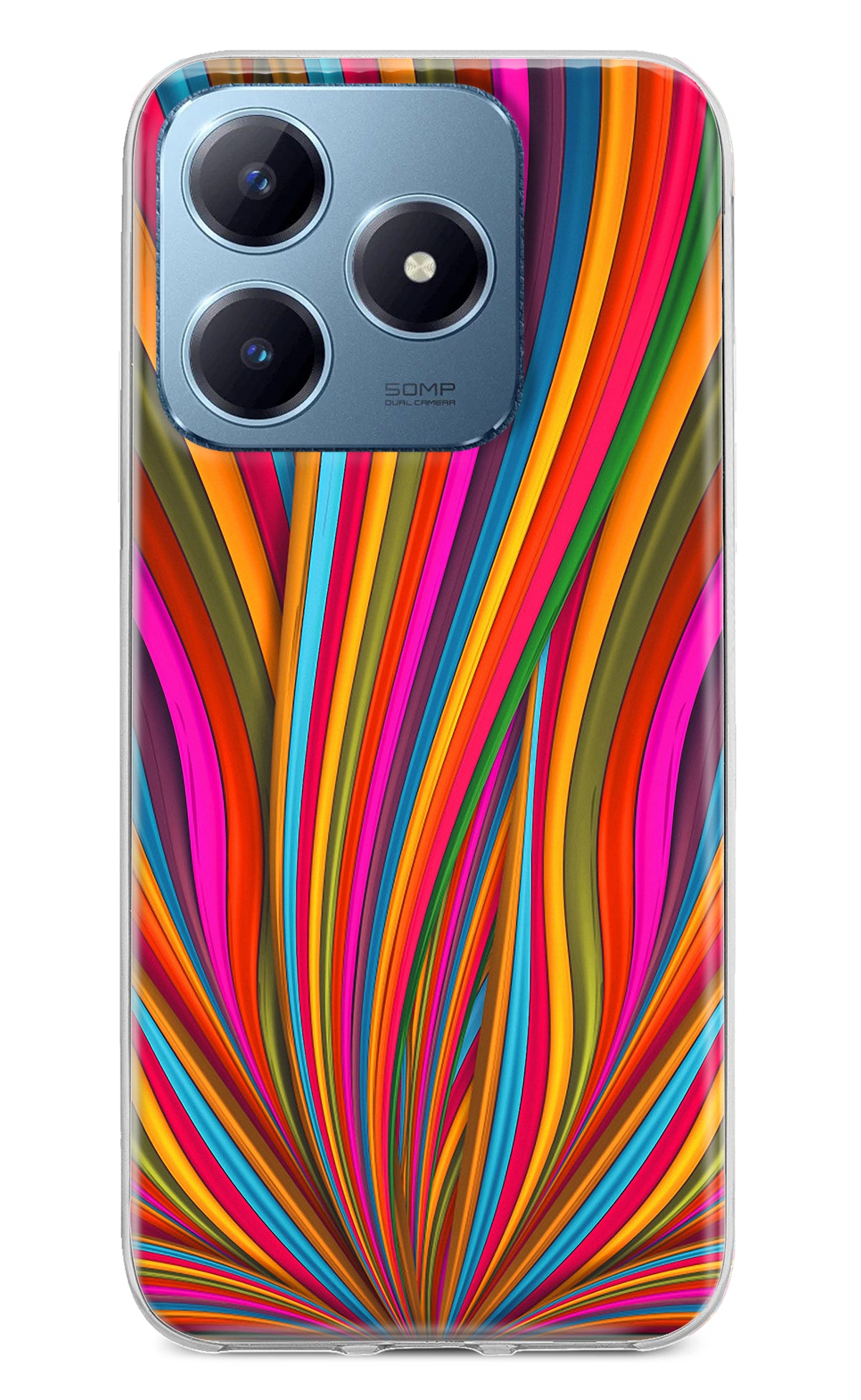 Trippy Wavy Realme Narzo N63 Back Cover