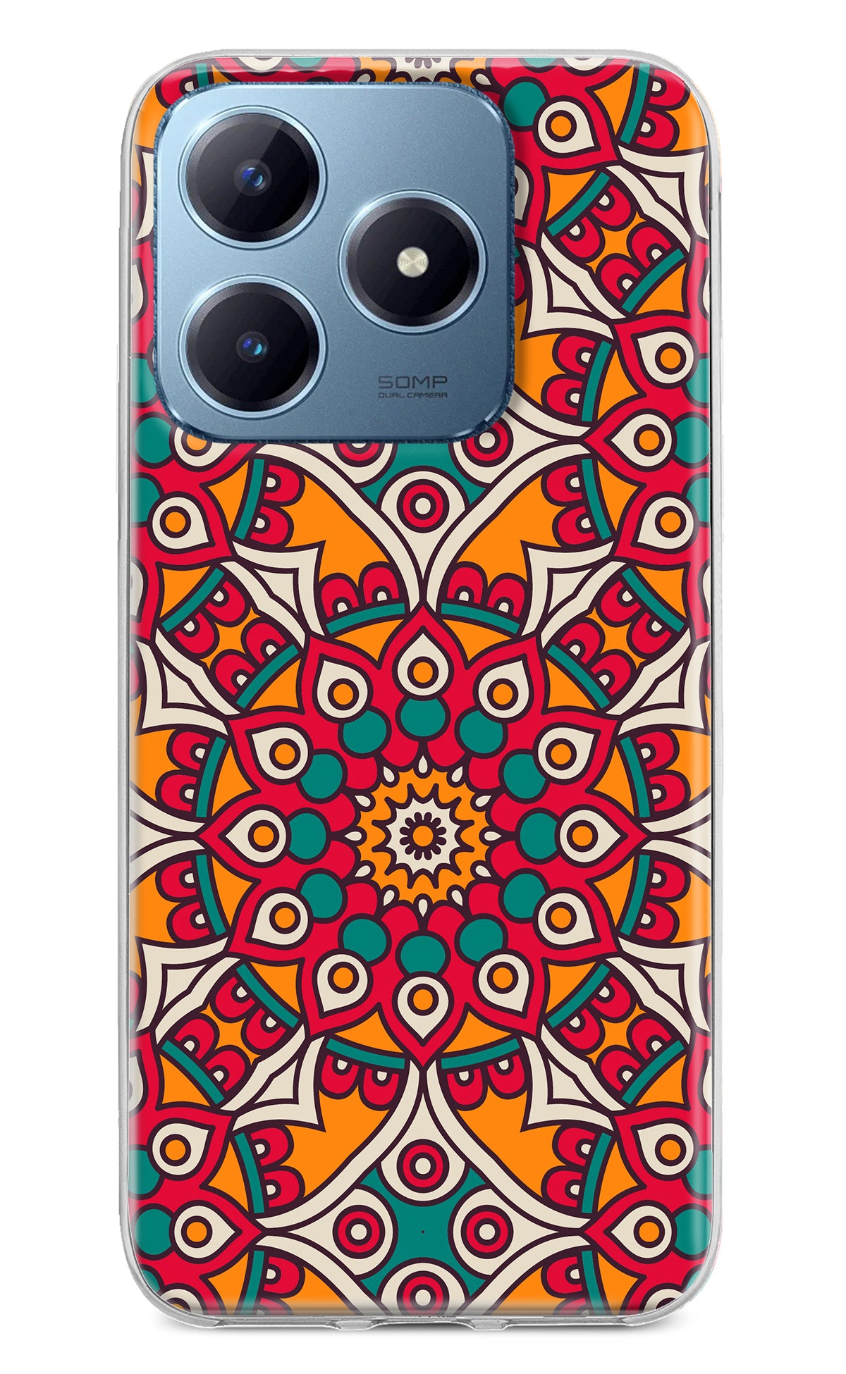 Mandala Art Realme Narzo N63 Back Cover