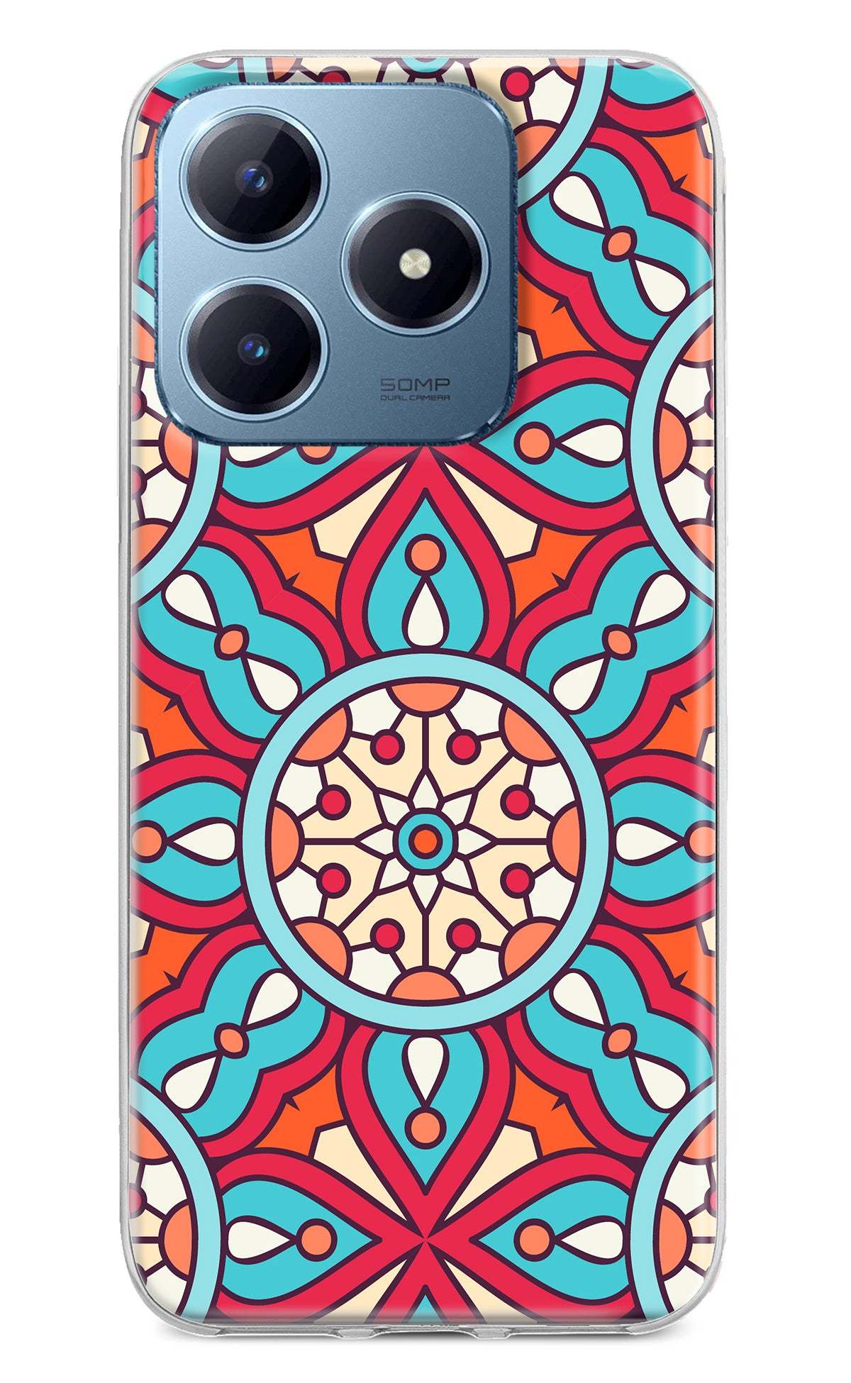 Mandala Geometric Realme Narzo N63 Back Cover