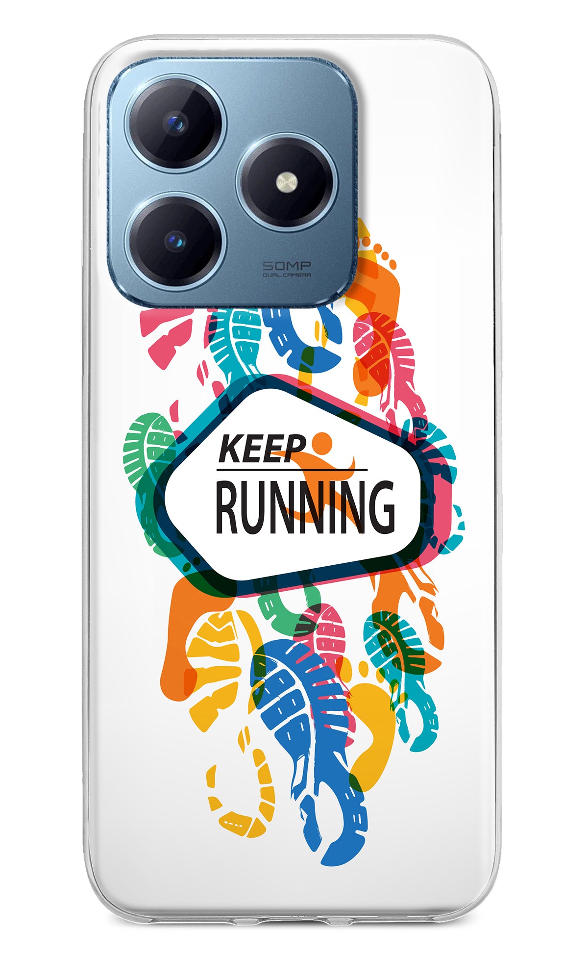 Keep Running Realme Narzo N63 Back Cover