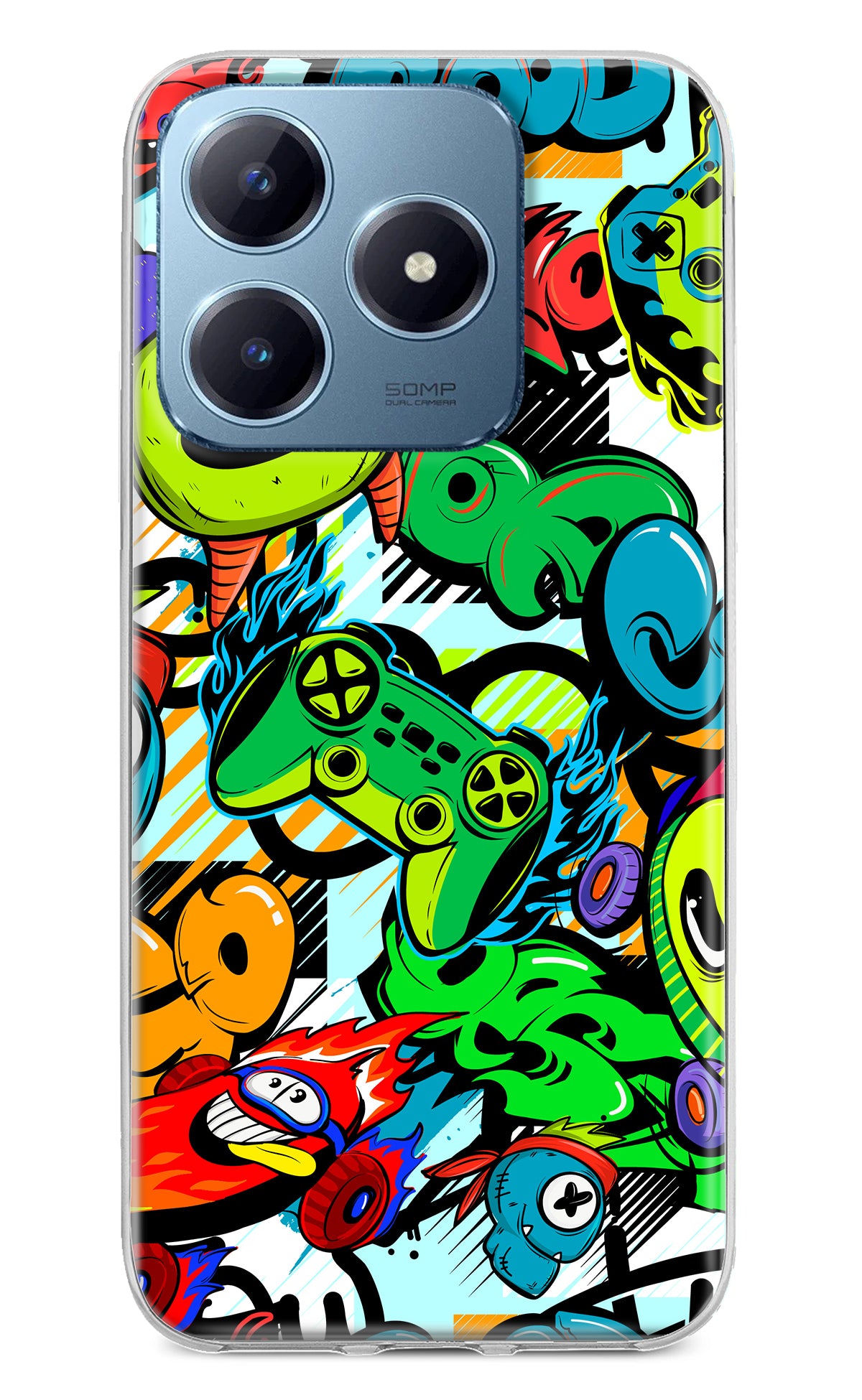 Game Doodle Realme Narzo N63 Back Cover