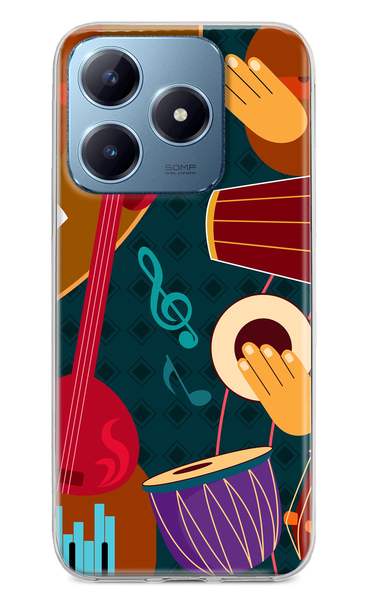 Music Instrument Realme Narzo N63 Back Cover