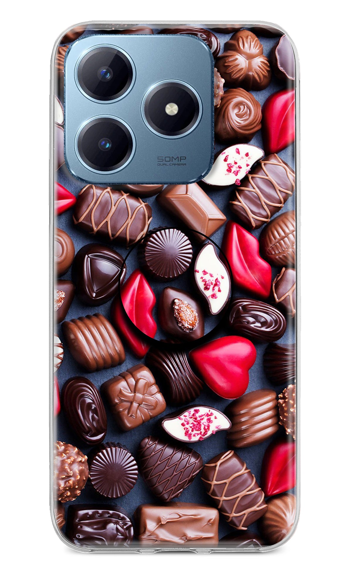 Chocolates Realme Narzo N63 Pop Case