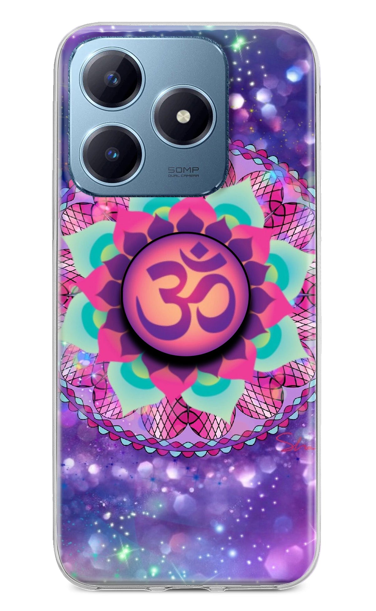 Om Purple Realme Narzo N63 Pop Case