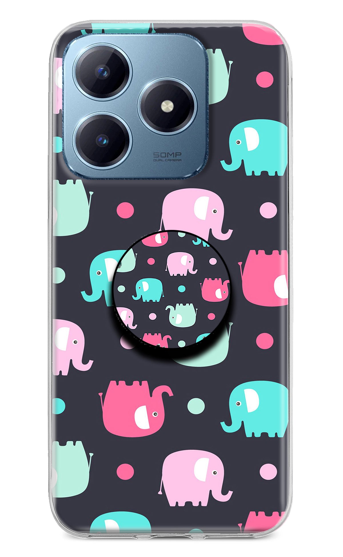 Baby Elephants Realme Narzo N63 Pop Case