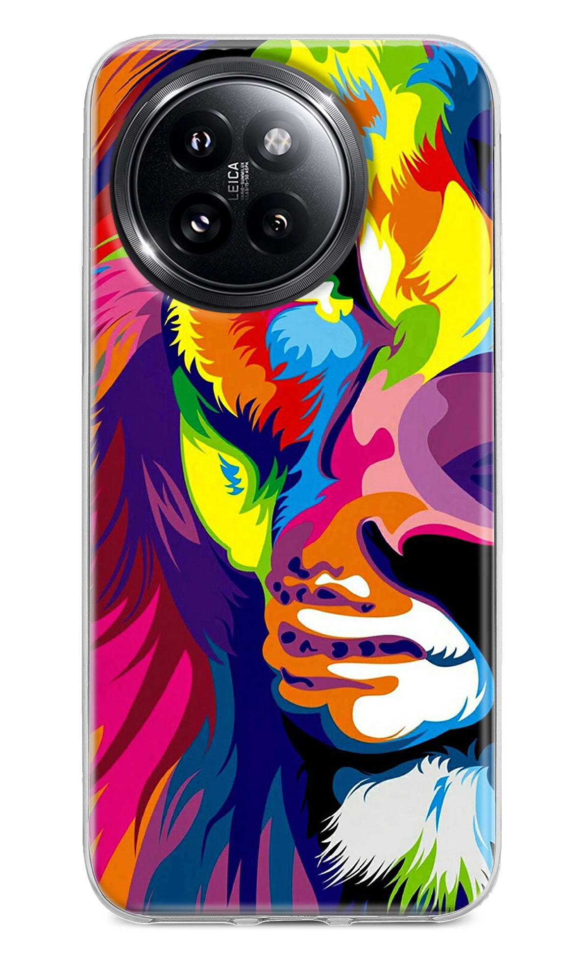 Lion Half Face Xiaomi 14 Civi Back Cover