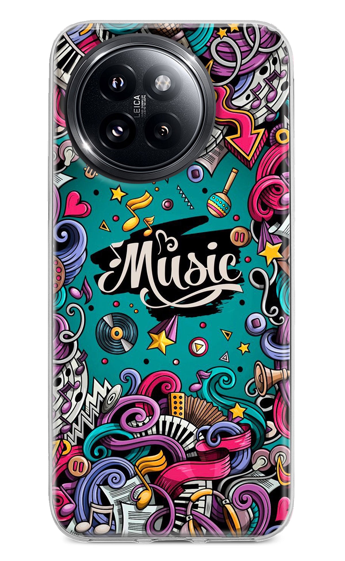 Music Graffiti Xiaomi 14 Civi Back Cover