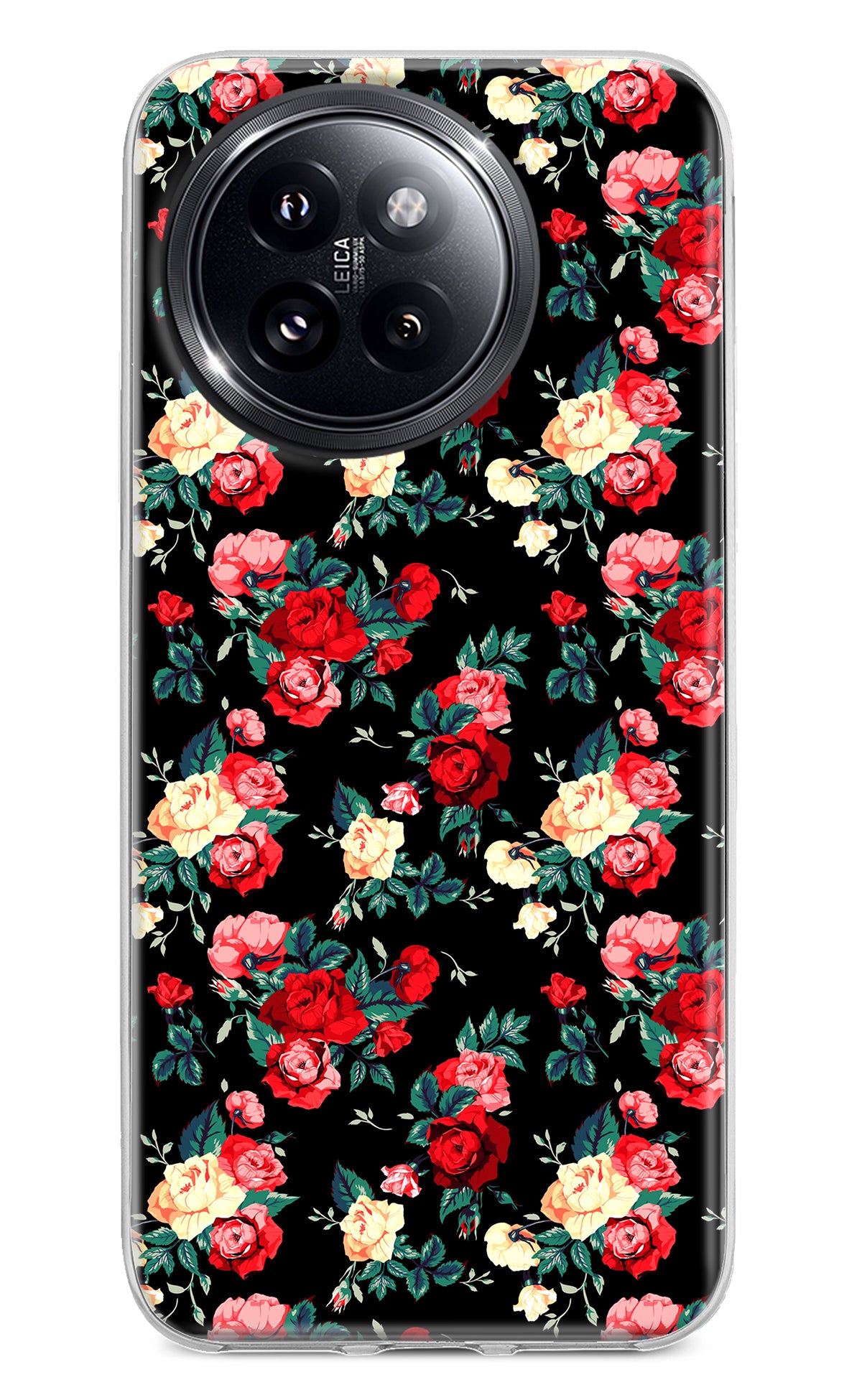 Rose Pattern Xiaomi 14 Civi Back Cover