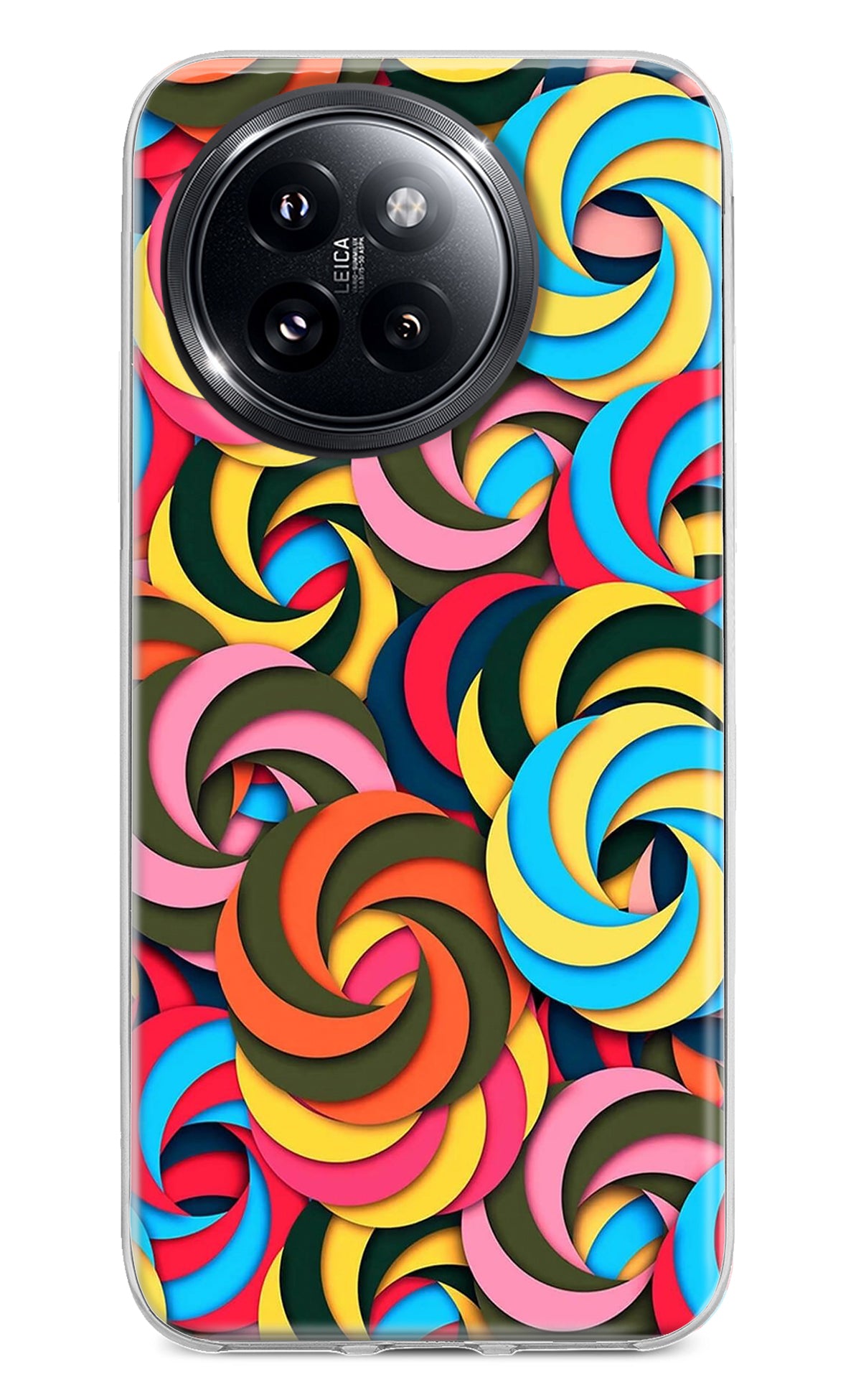 Spiral Pattern Xiaomi 14 Civi Back Cover