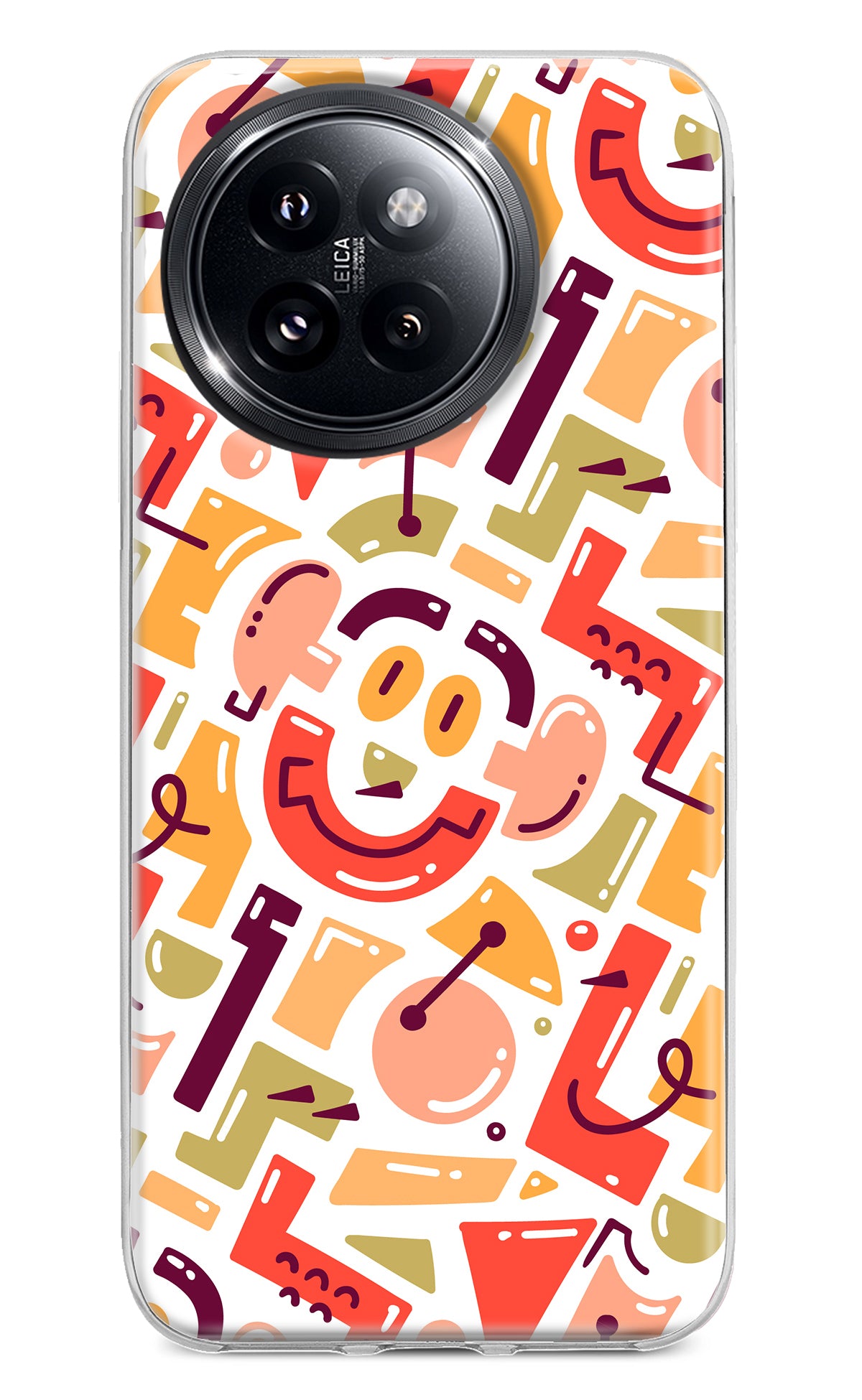 Doodle Pattern Xiaomi 14 Civi Back Cover