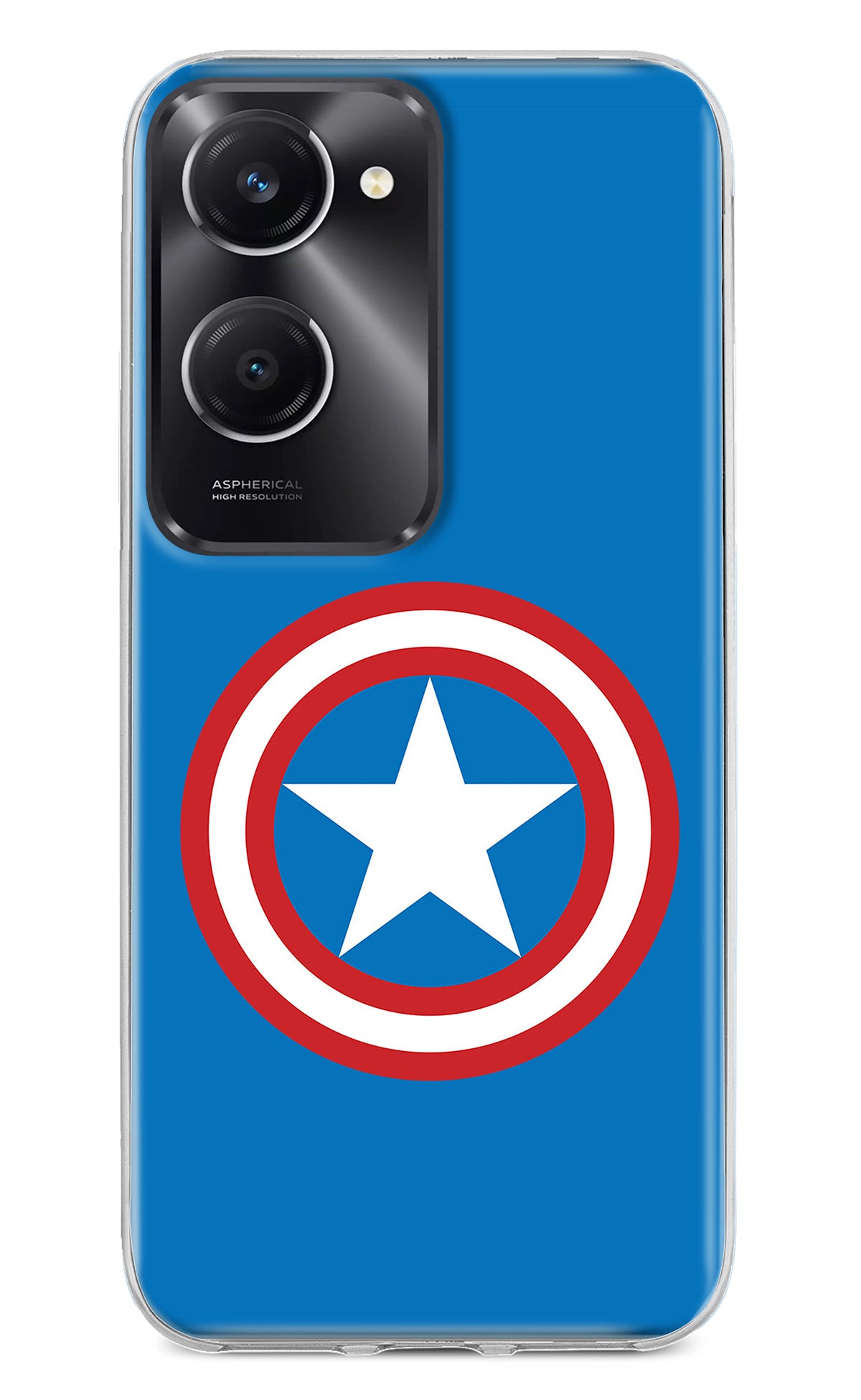 Captain America Logo Vivo T3 Lite 5G Back Cover