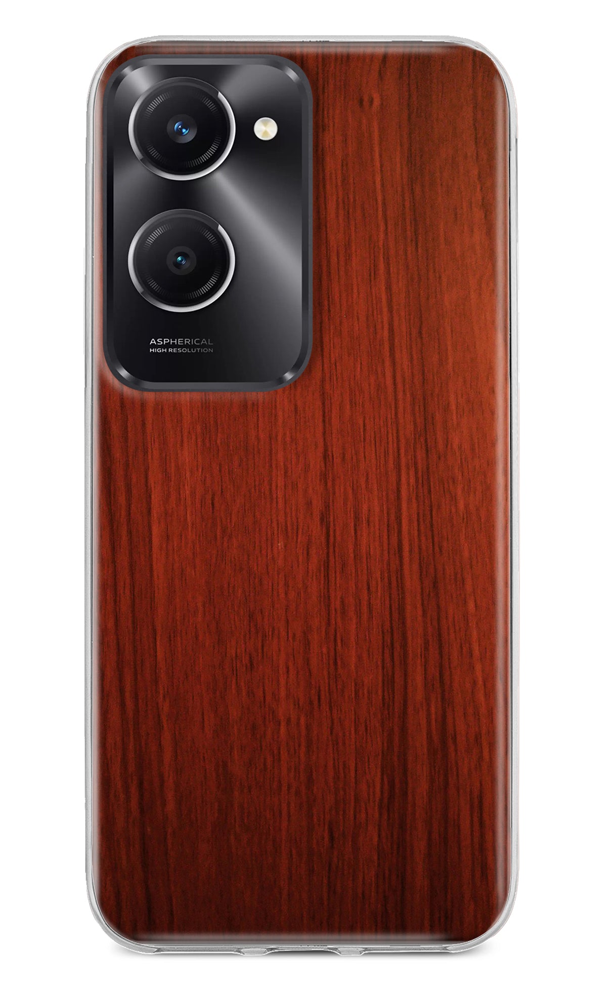 Wooden Plain Pattern Vivo T3 Lite 5G Back Cover