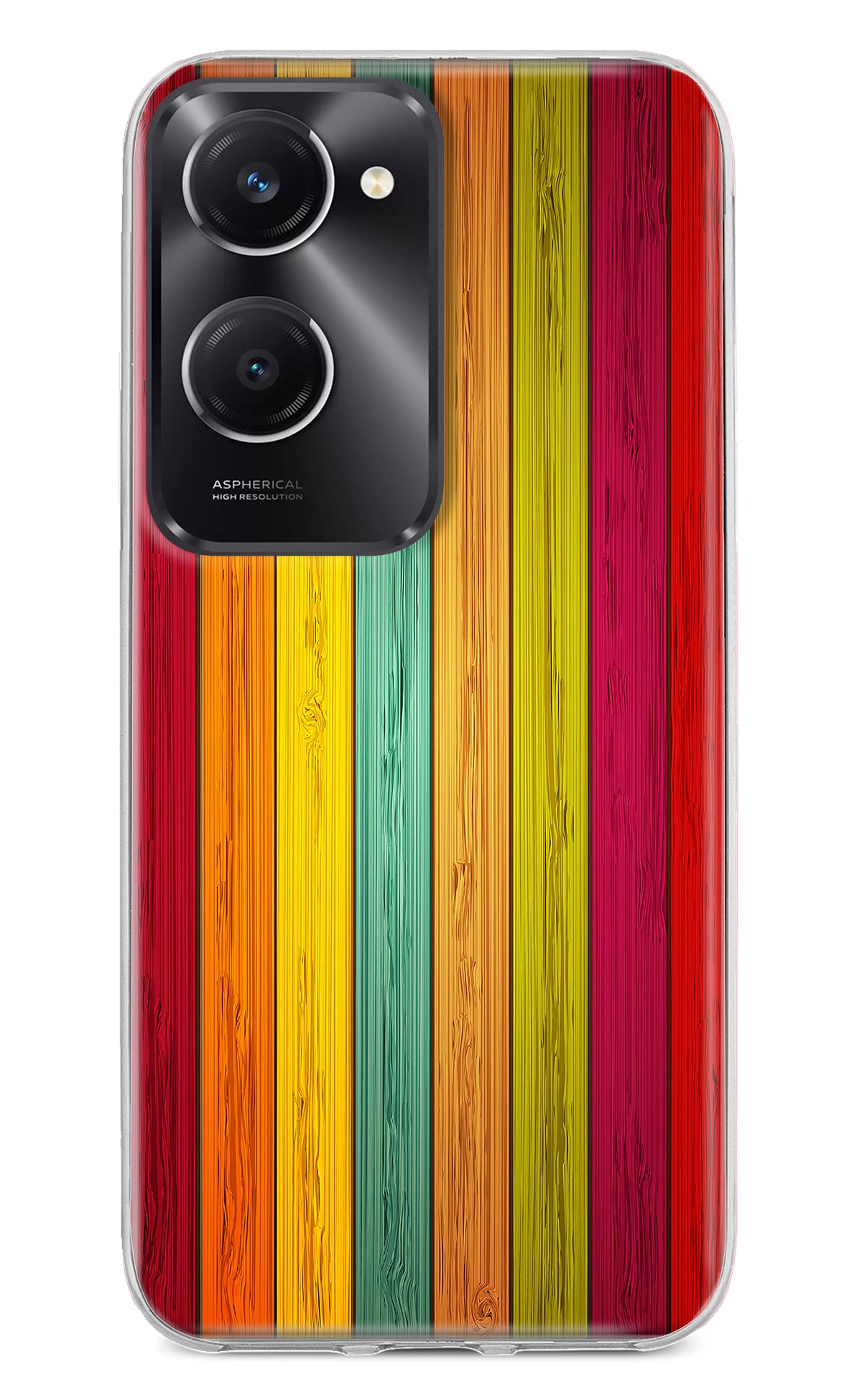 Multicolor Wooden Vivo T3 Lite 5G Back Cover