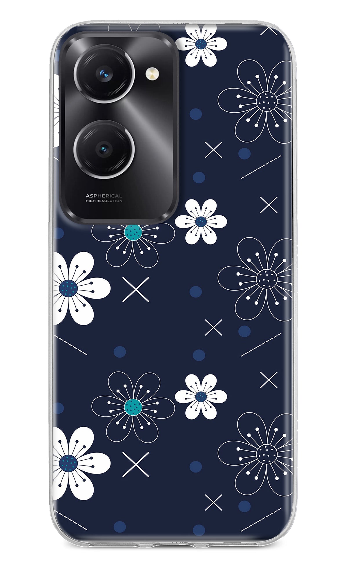 Flowers Vivo T3 Lite 5G Back Cover